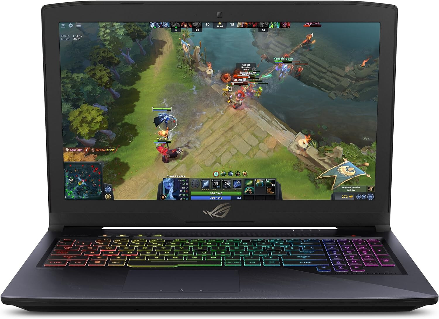 ASUS ROG Strix 15.6″ Intel Core i7-7700HQ 16GB 256GB+1TBHDD GTX 1060 Win10 Home