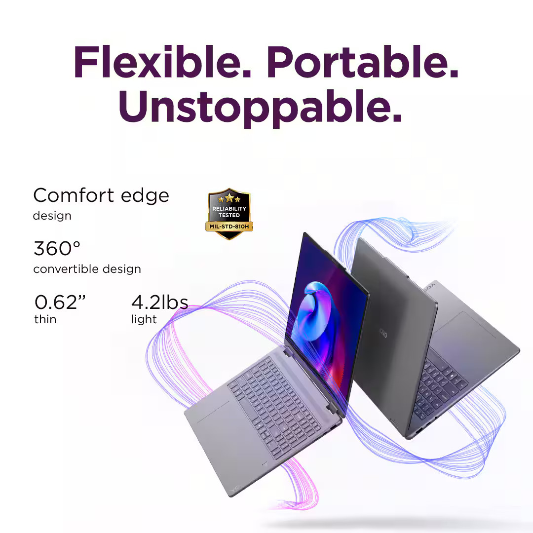Lenovo – Yoga 7i 2-in-1 – Copilot+ PC – 16″ 2K Touchscreen Laptop – Intel Cor…