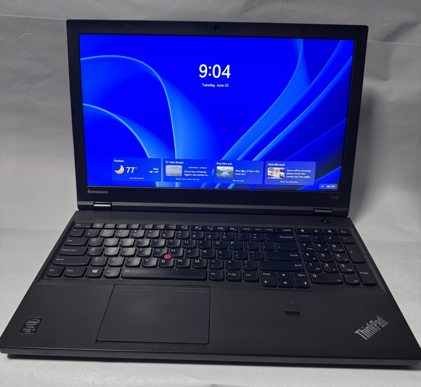 Lenovo Thinkpad T540p i7-4600M CPU @ 2.90GHz 8GB Win11( has DVD disk drive)