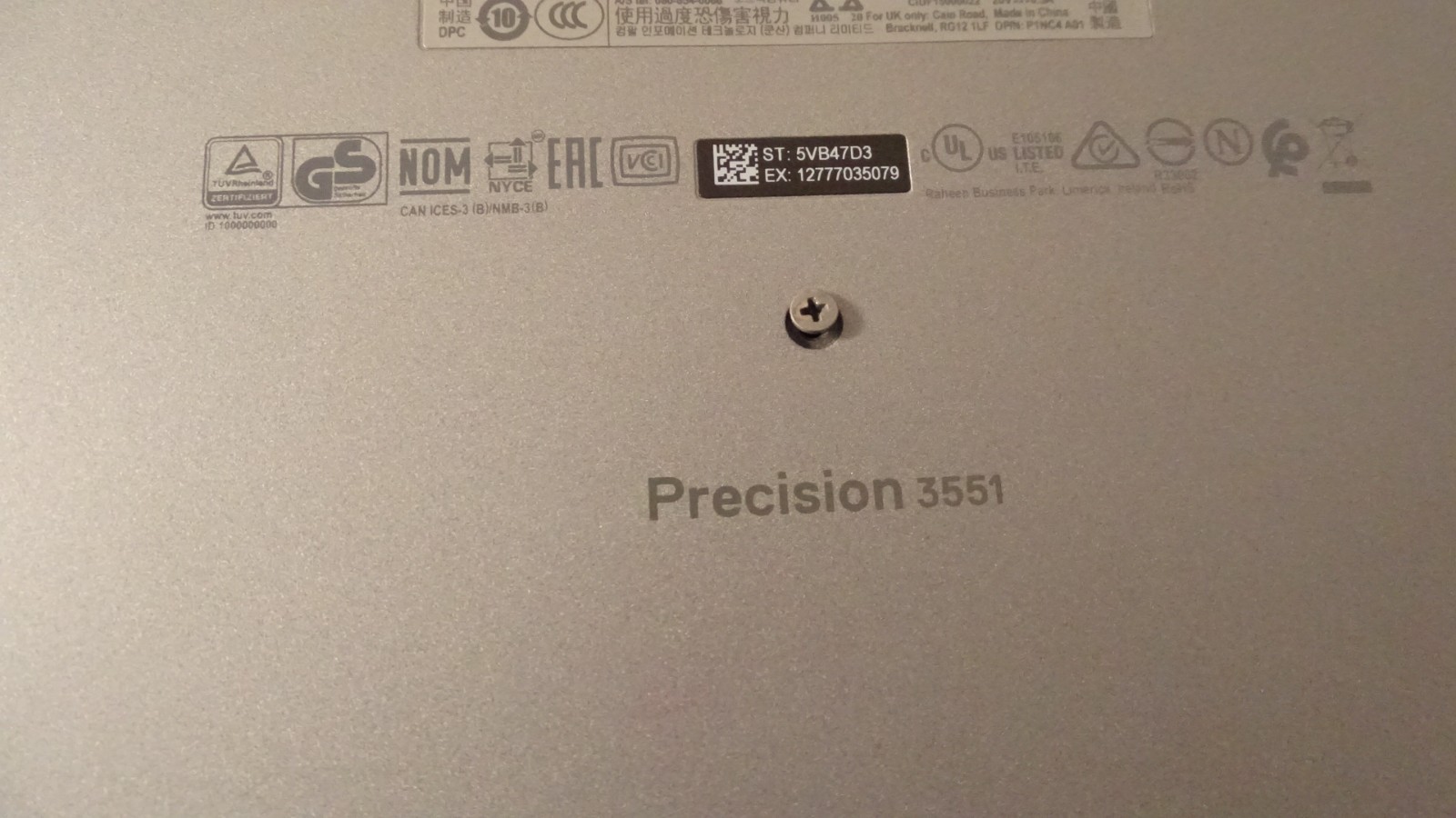 Dell CORE i7 Precision 3551 AS IS PARTS