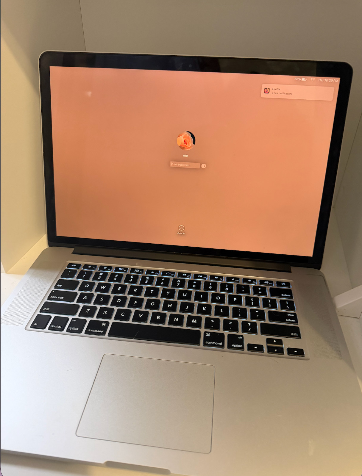MacBook Pro 15″ Retina (Mid 2012) – i7 / 8GB / SSD – Fully Working