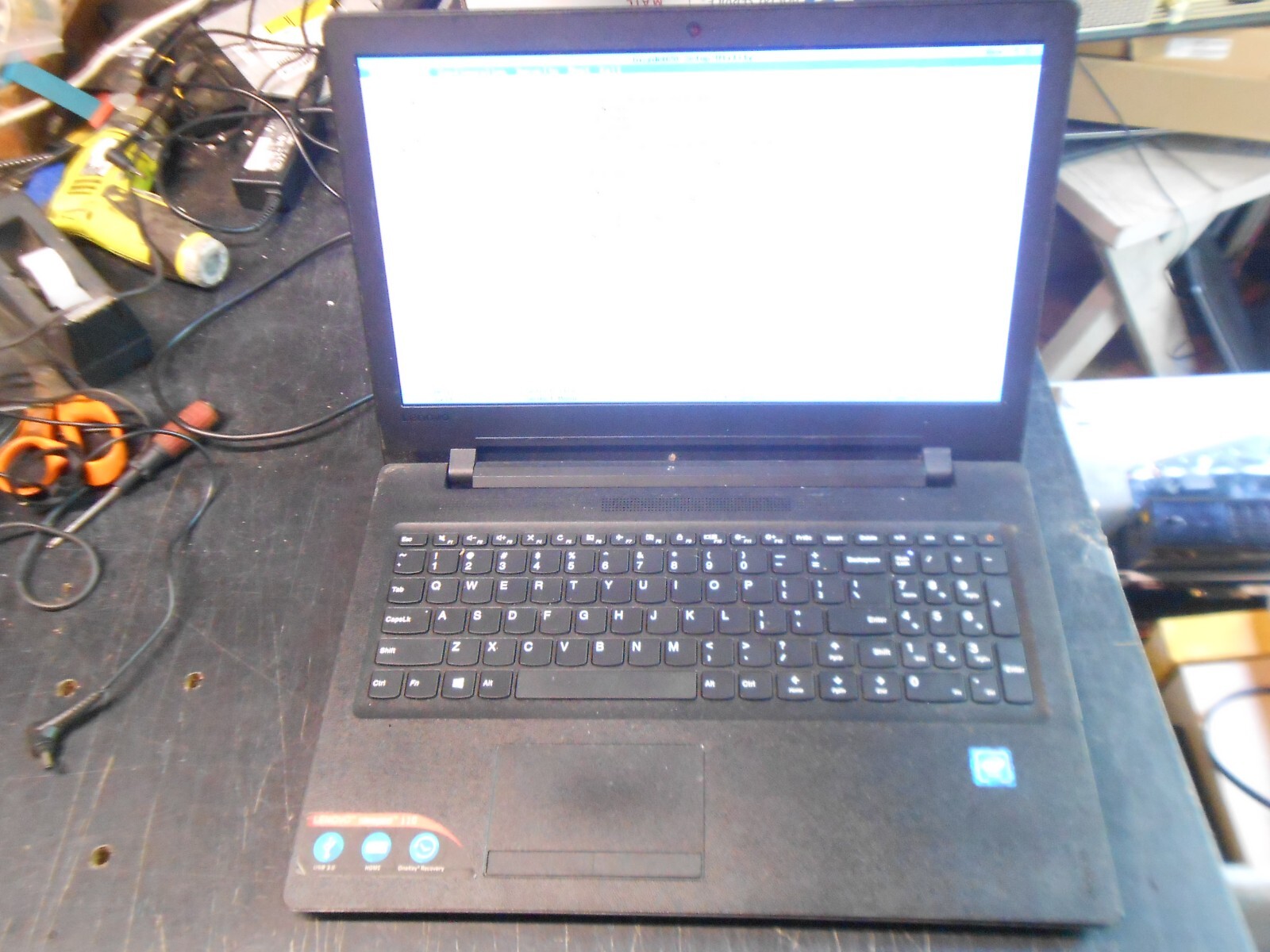 Lenovo Ideapad 110 N3060 BIOS Laptop 4GB NO OS/HDD Good Battery Part/Repair Only