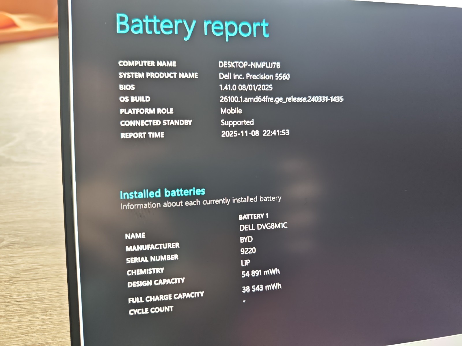 Dell Precision 5560 i7-11850H 16GB 512GB Nvidia A2000 4GB