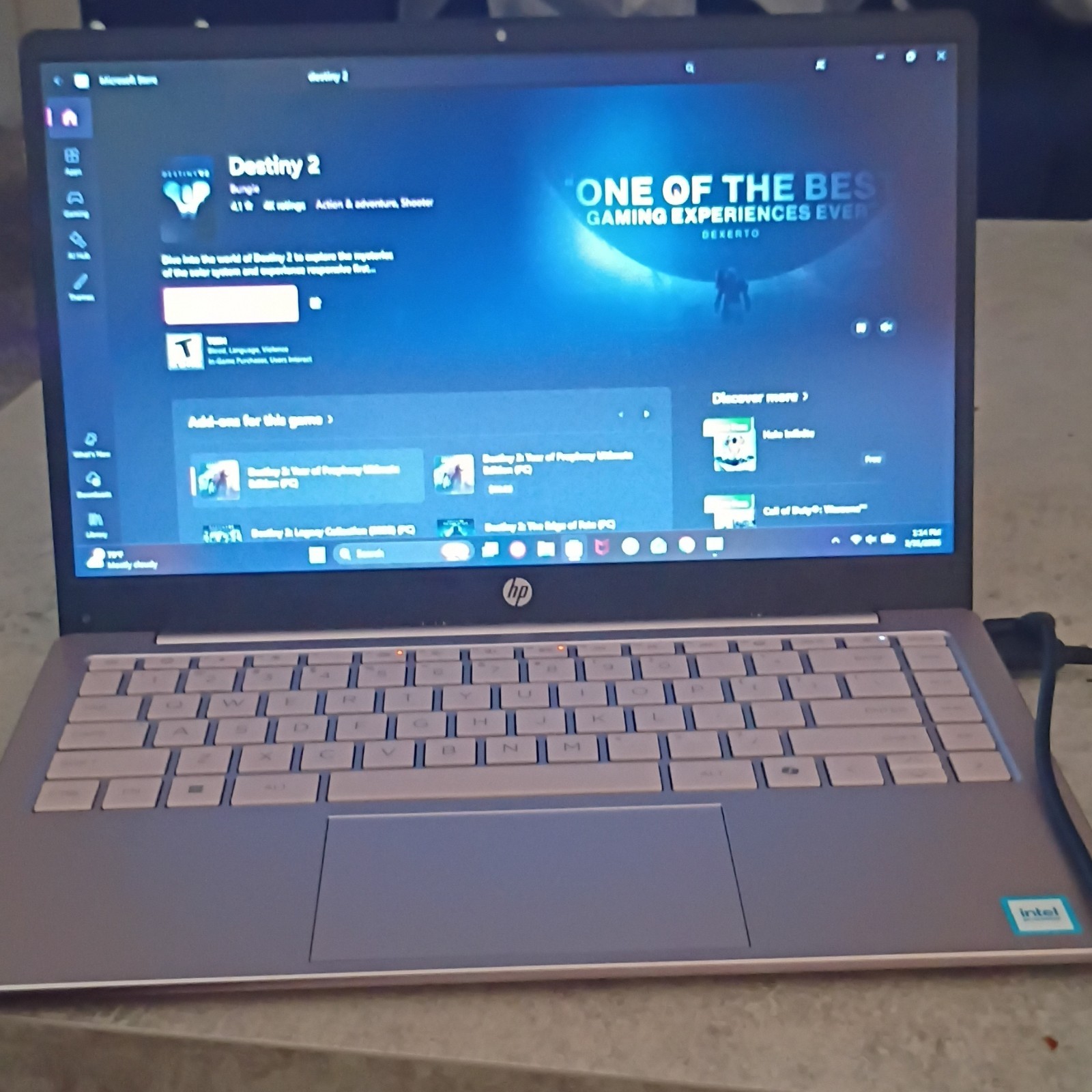 HP Silver Notebook Laptop Windows OS Portable Computer – Sleek Design