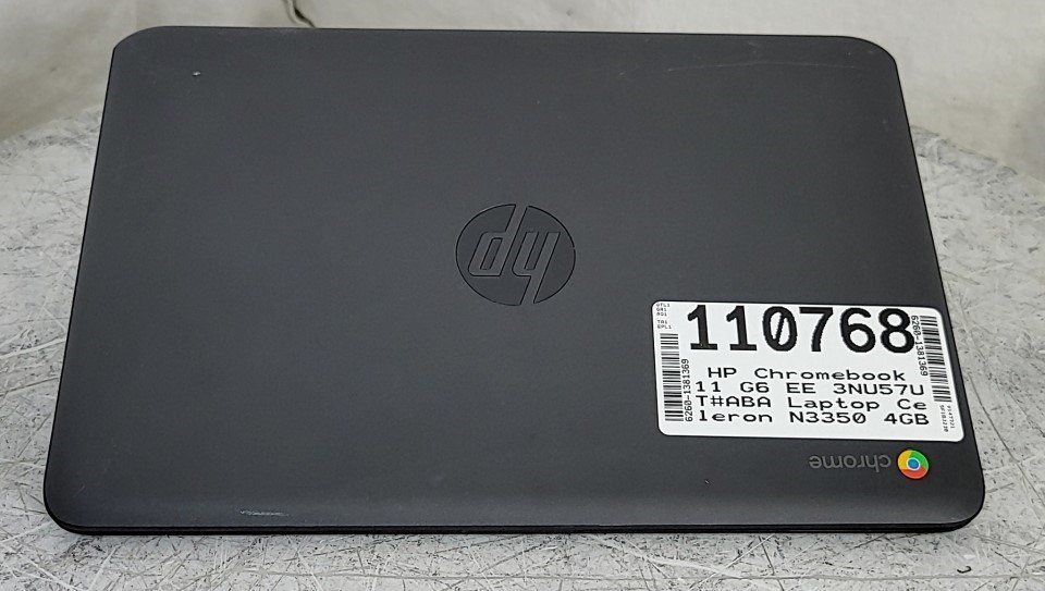 HP Chromebook 11 G6 EE 3NU57UT#ABA Laptop Celeron N3350 4GB 16GB SEE NOTES