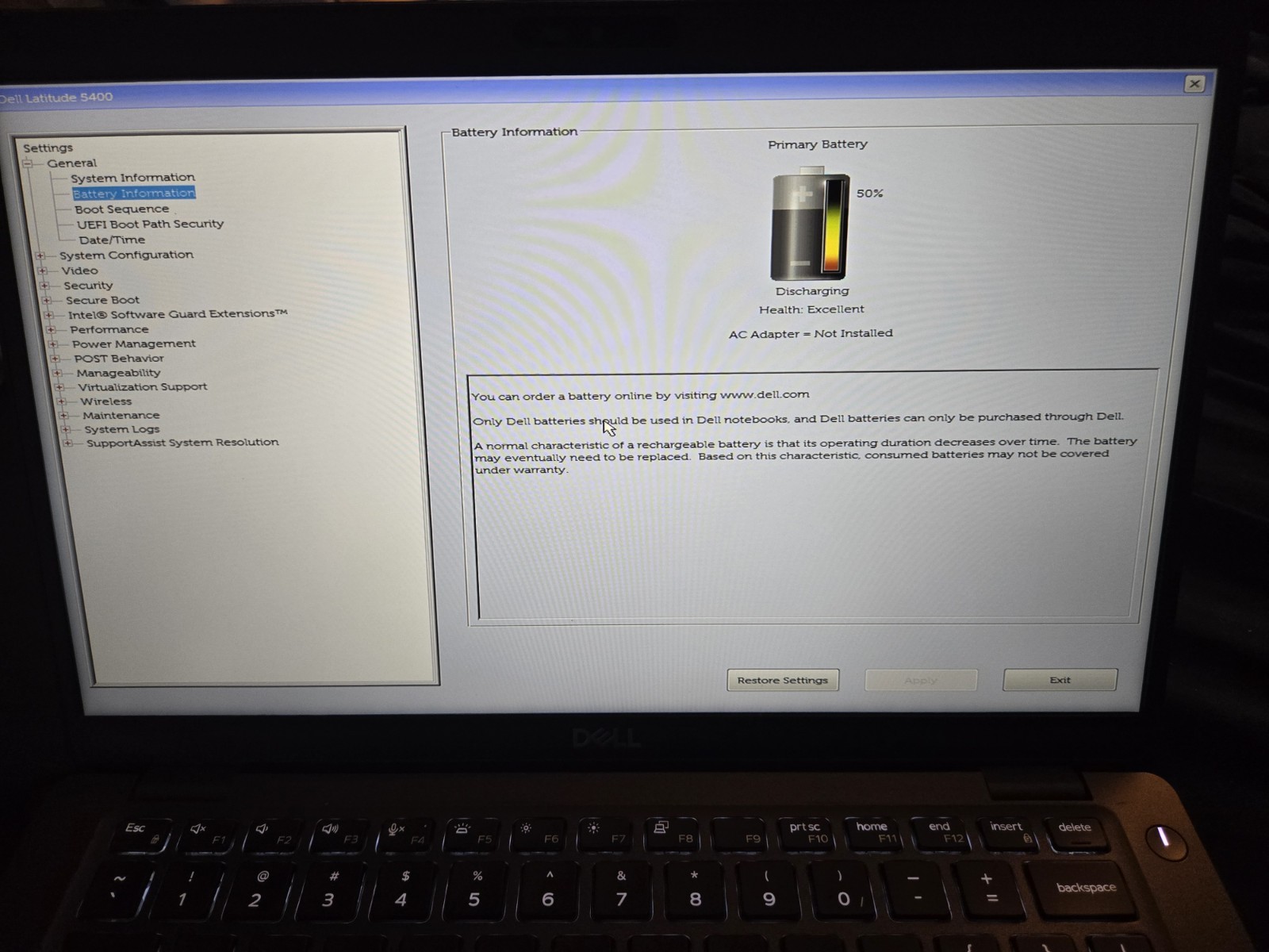 Dell 5400 Laptop 14-inch 1.6GHz I5-8365U 8ram 128GB SSD Win 11 Pro