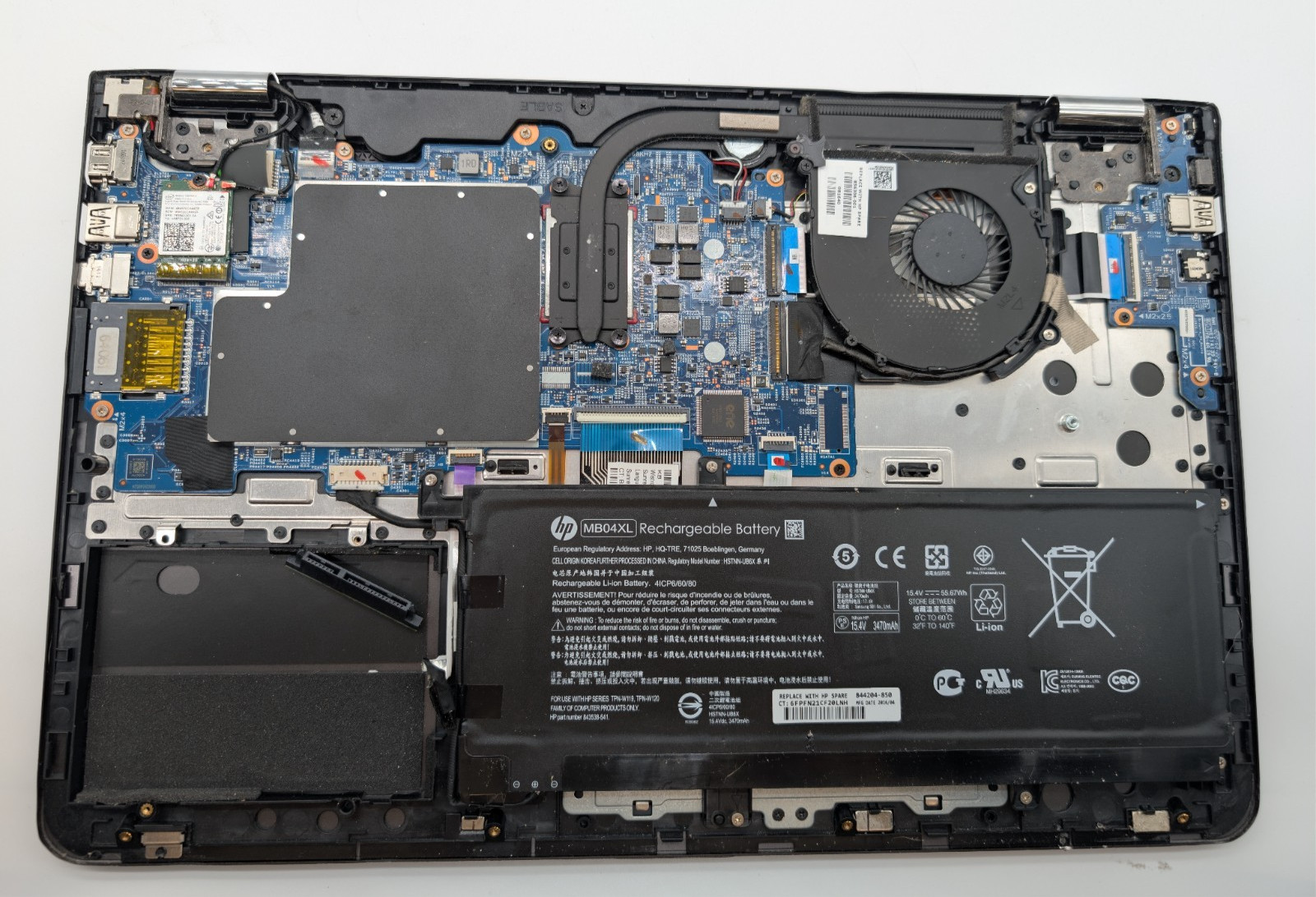 HP Envy x360 m6-ar004dx Replacement Parts. Both Boards, Full assembly screen.