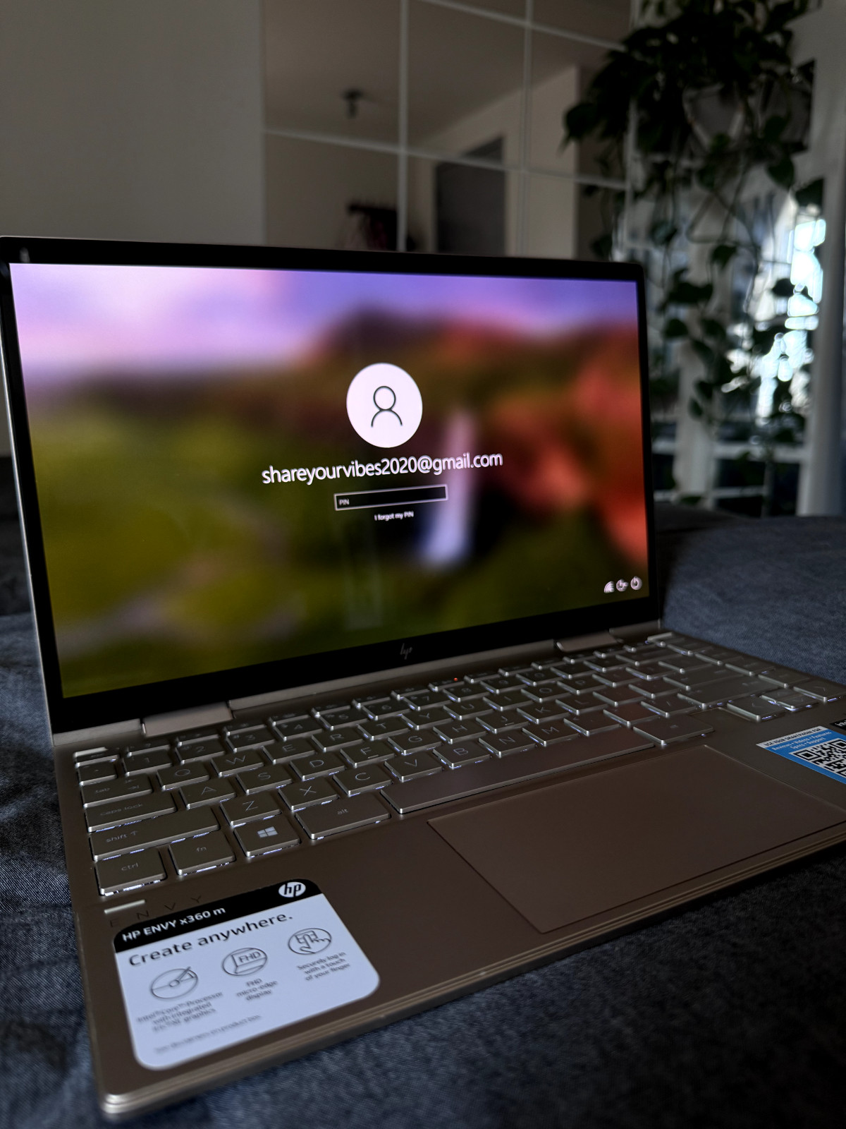 HP, Envy x360, 13m , Convertible Touchscreen Laptop, silver