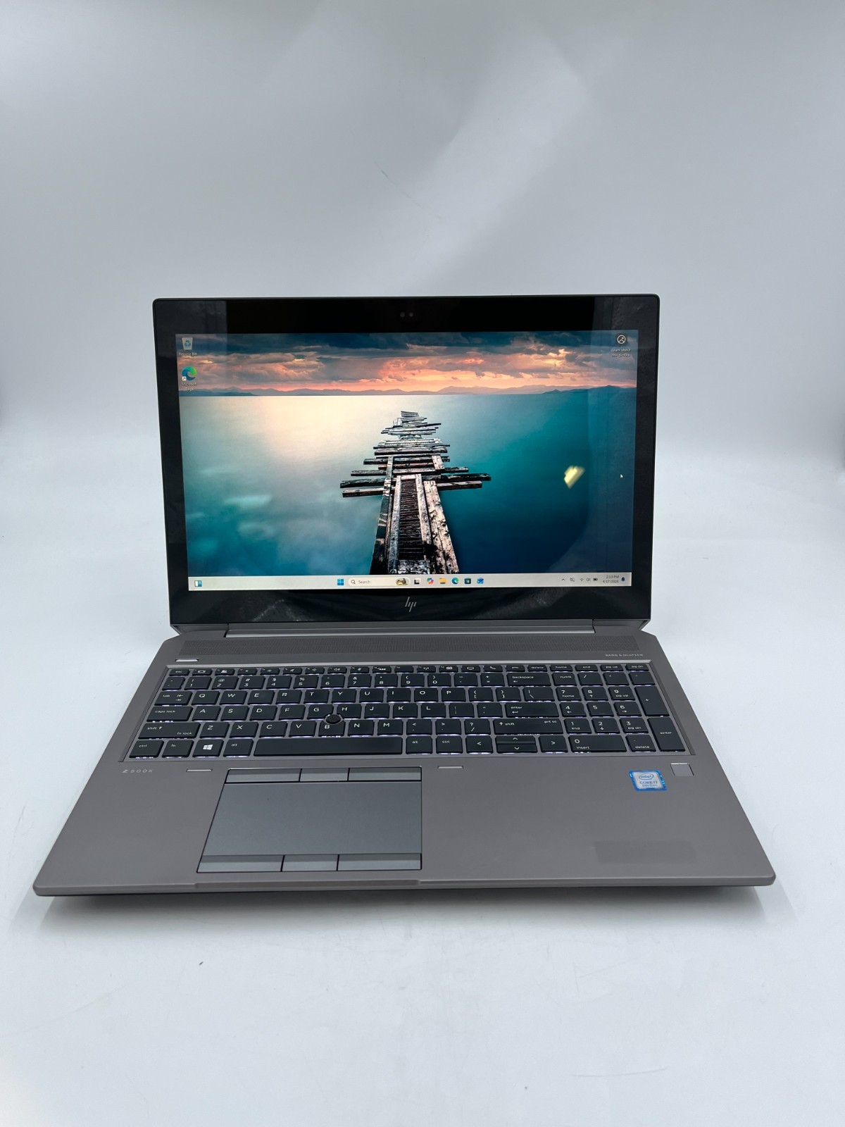 HP zBook 15 G5 i7-8750H 2.20GHz 16GB Ram 512GB SSD Win 11 PRO P1000