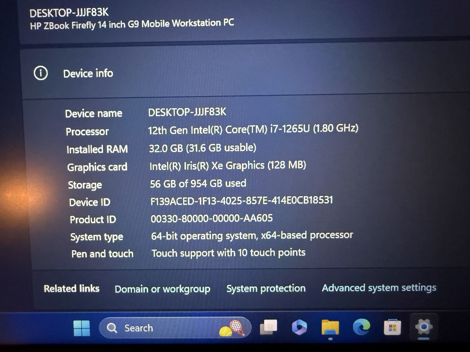 HP ZBook Firefly 14″ G9 Touchscreen Laptop i7-1270P 1TB SSD 32GB RAM Win 11 Pro