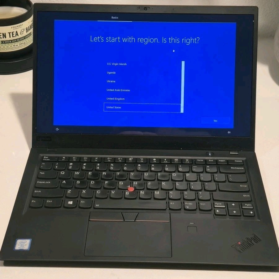 Lenovo ThinkPad X1 Carbon 6th Gen 14″ QHD i7-8650U 256GB 16GB W10P