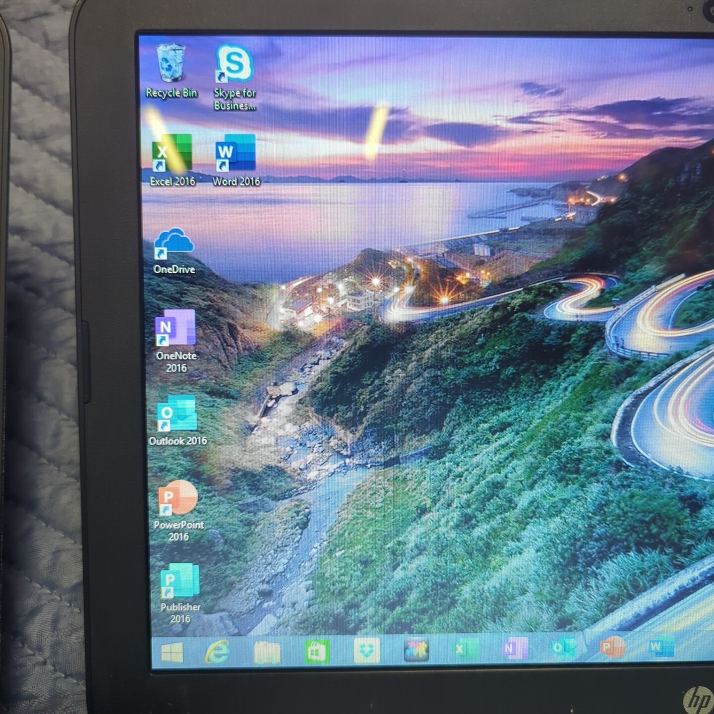 Lot Of 2 15.6in HP Laptop + MS Office (AMD CPU, 4GB RAM, 500GB)