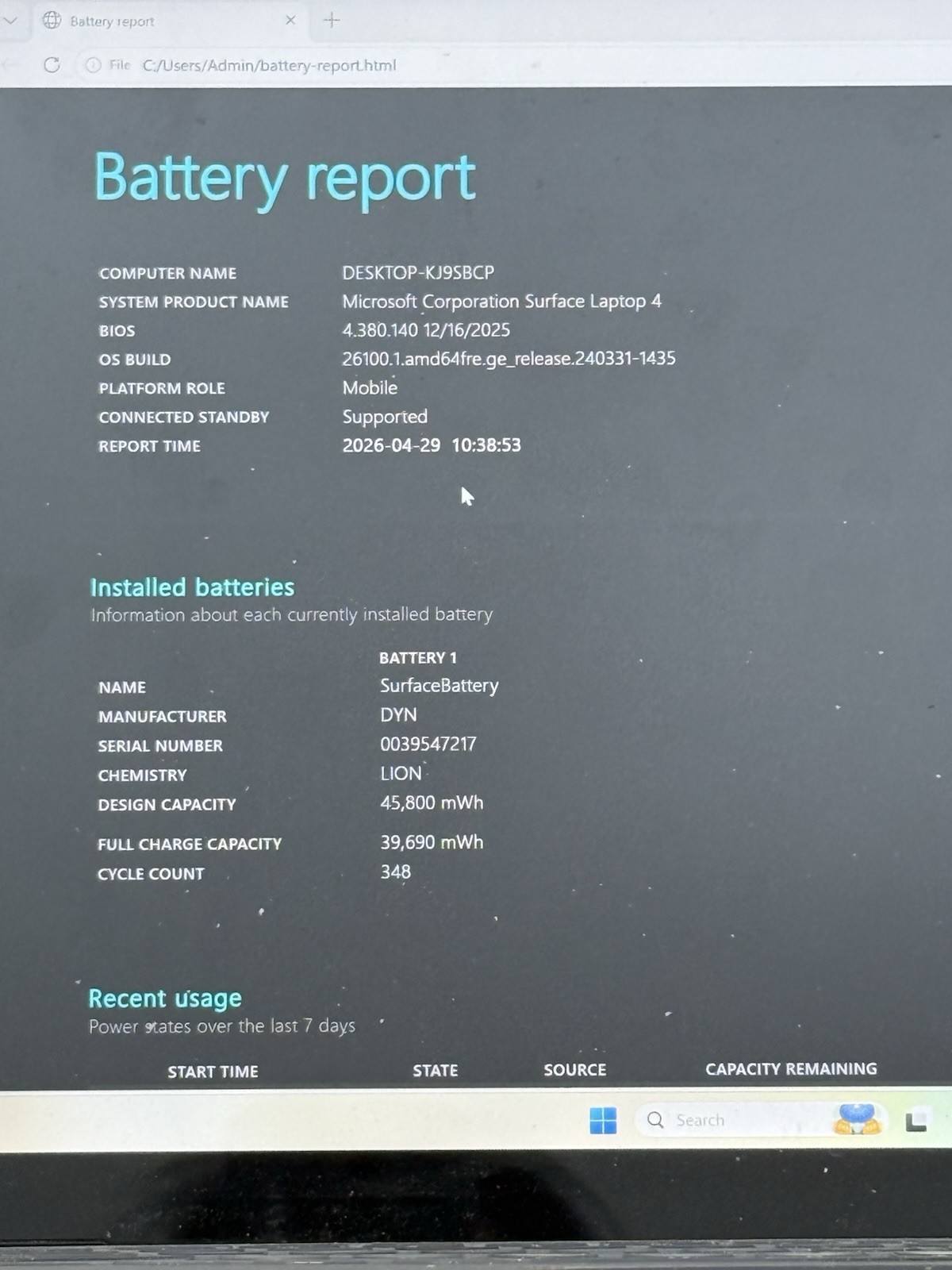Lot 32x Microsoft Surface Laptop 3 4 Go 1943 1958 1951 Pro 7 1960