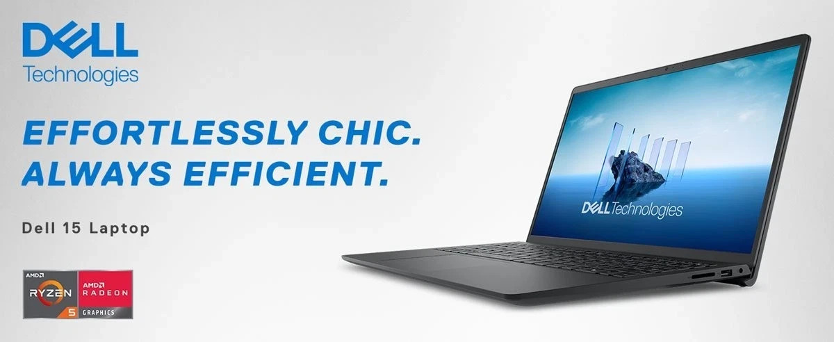 Dell Inspiron 15.6″ FHD Touchscreen Laptop AMD Ryzen 5 7530U 8GB RAM 1TB SSD
