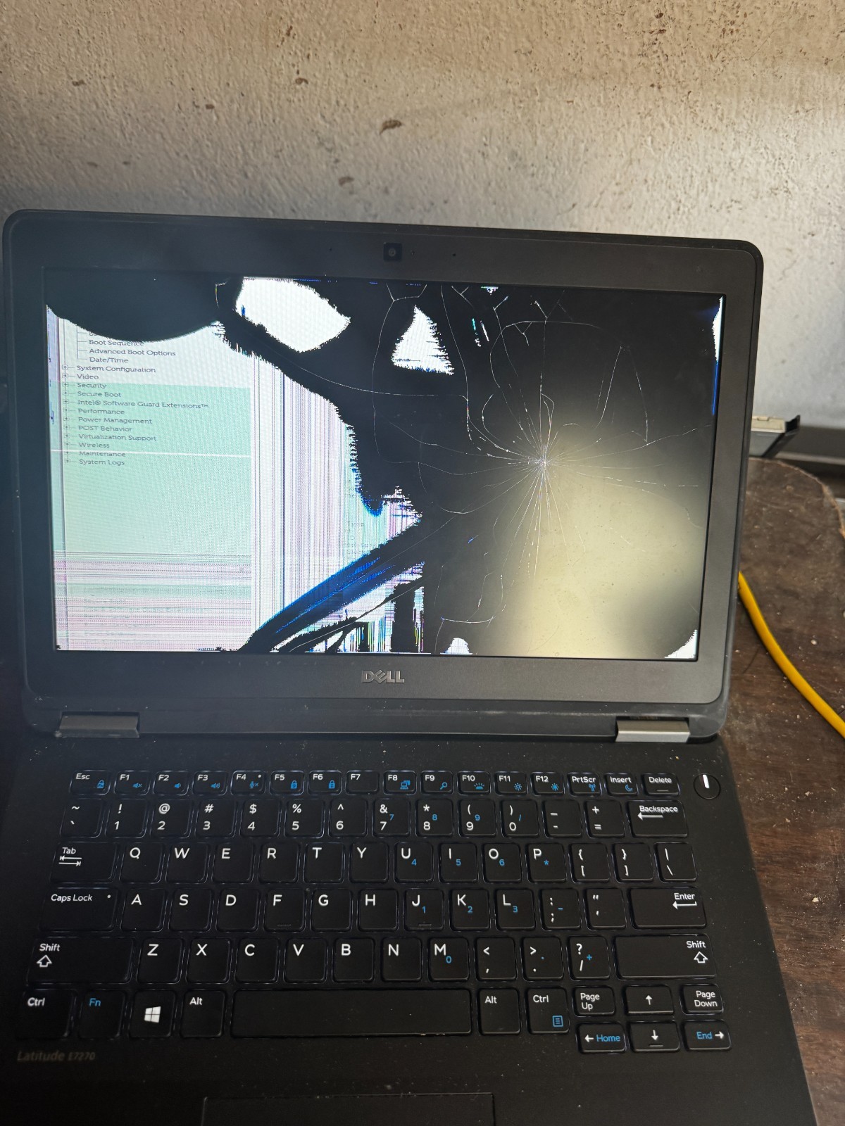 Dell Latitude E7270 Core I5 Laptop for Parts/Repair #5751