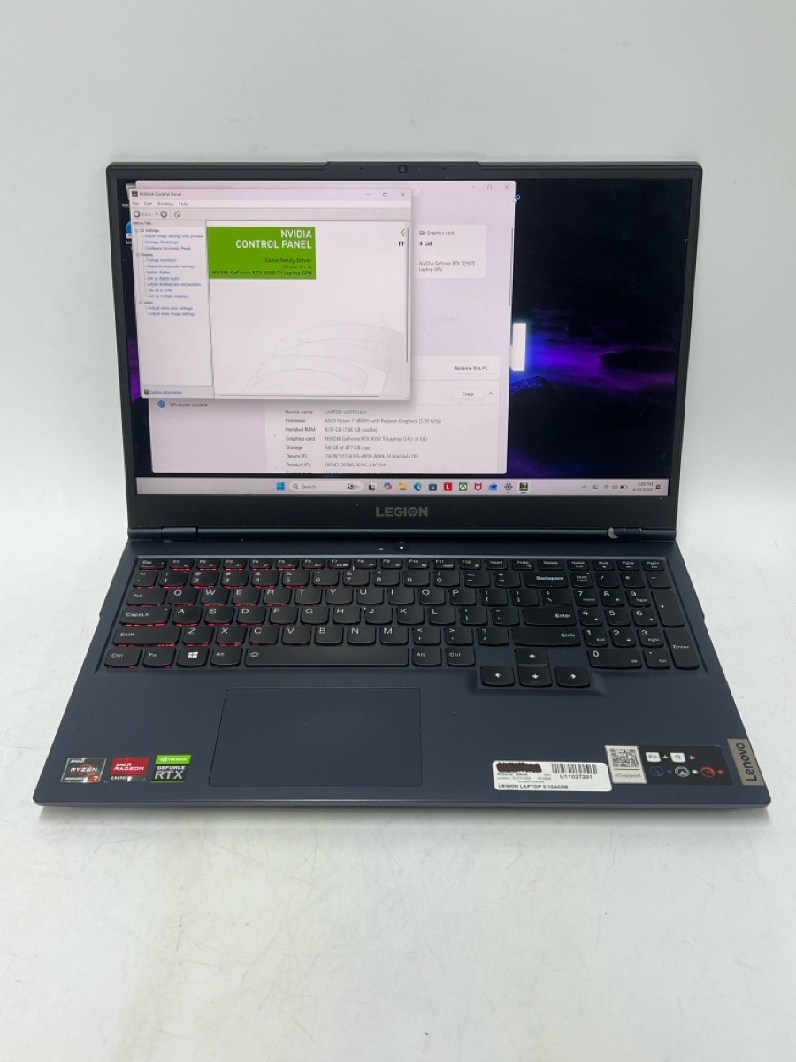 LENOVO LEGION 5 15ACH6 15.6″ (U11027231)