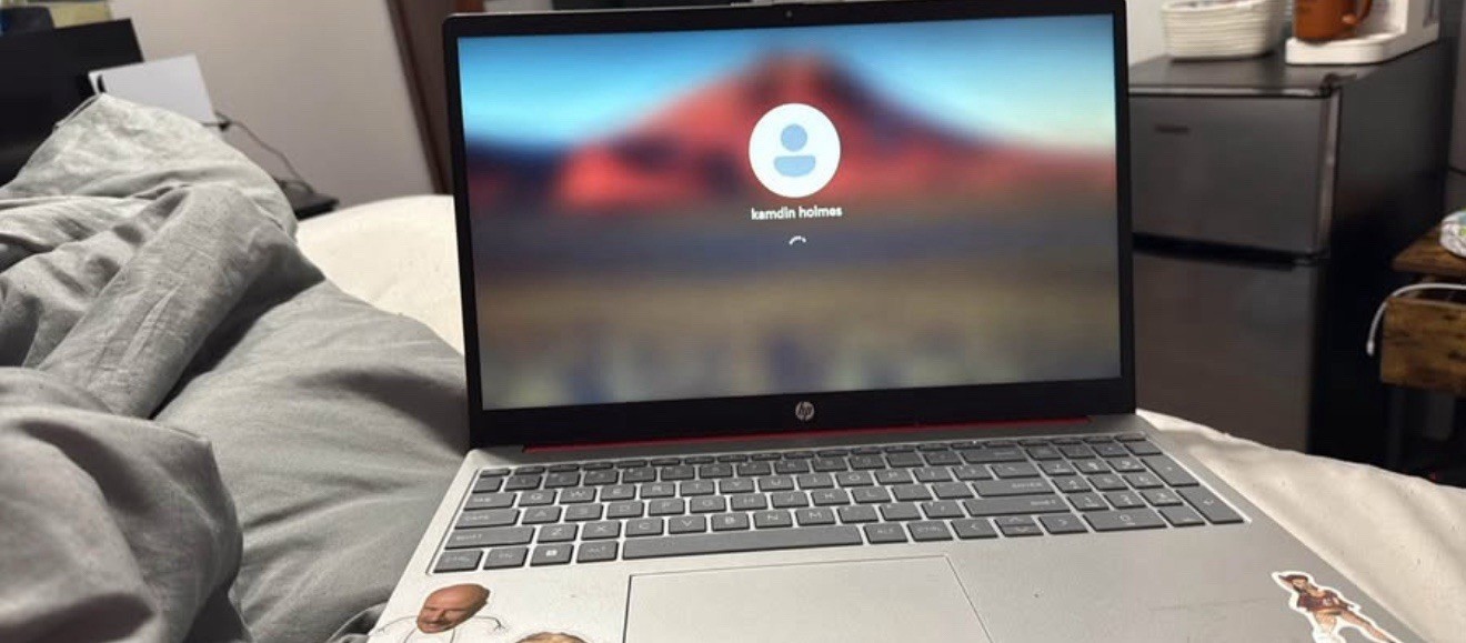 Hp Laptop, Red , Perfect Condition Besides The Stickers, Comes With Charger.