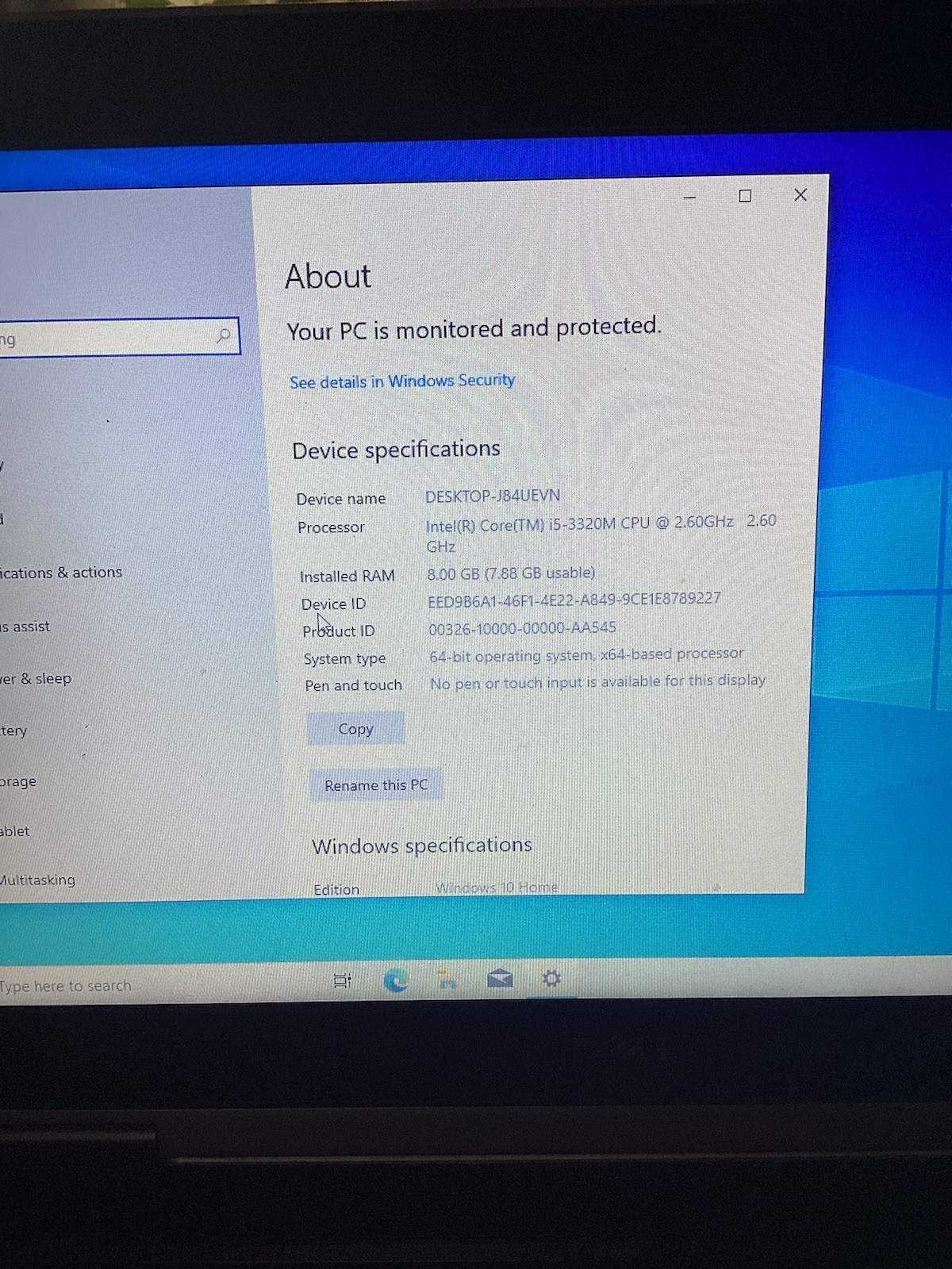Dell Latitude E6330 W/ Windows 10