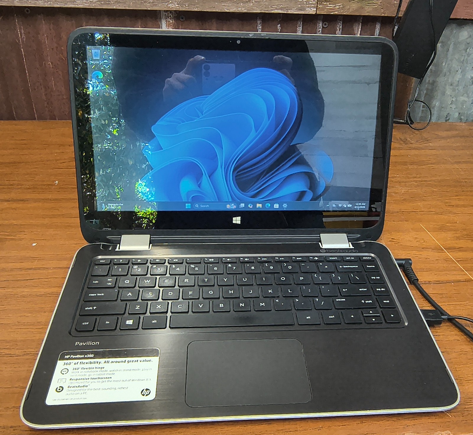 HP Pavilion X360 13-a091nr (Windows 11 / AMD A6-6130 / Radeon / 4GB / 128GB SSD)
