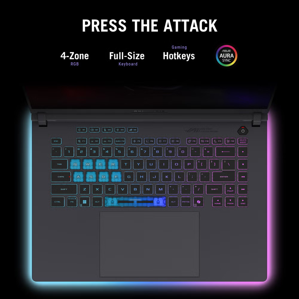 Asus 16″ ROG Strix G16 Gaming Laptop Windows 11 Core i9 RTX 5060 16GB/1TB SSD