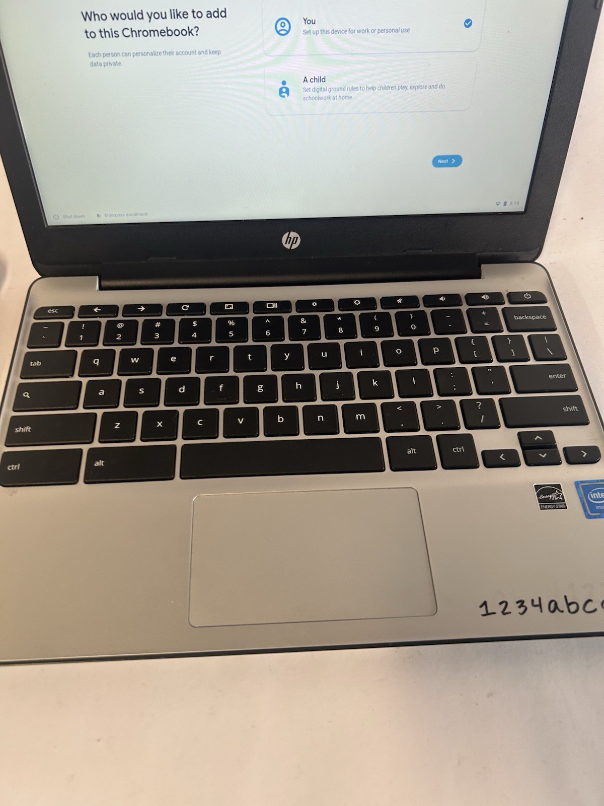 ⚡️HP Chromebook 11 G5 11.6″ 16GB N3060 ChromeOS,