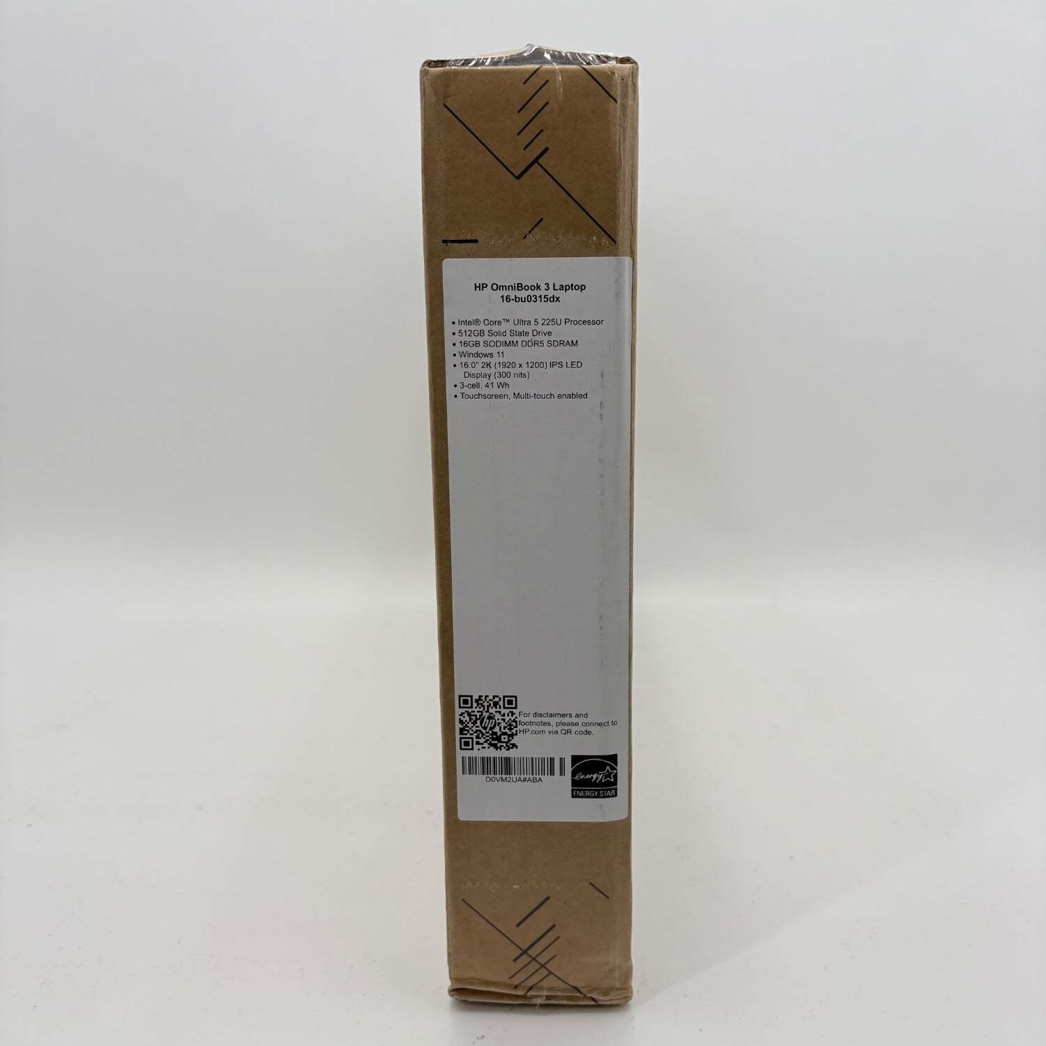 New HP OMNIBOOK 3 16-BU0315DX 16″ CORE ULTRA 5 225U 4.8GHz 16GB RAM 512GB SSD
