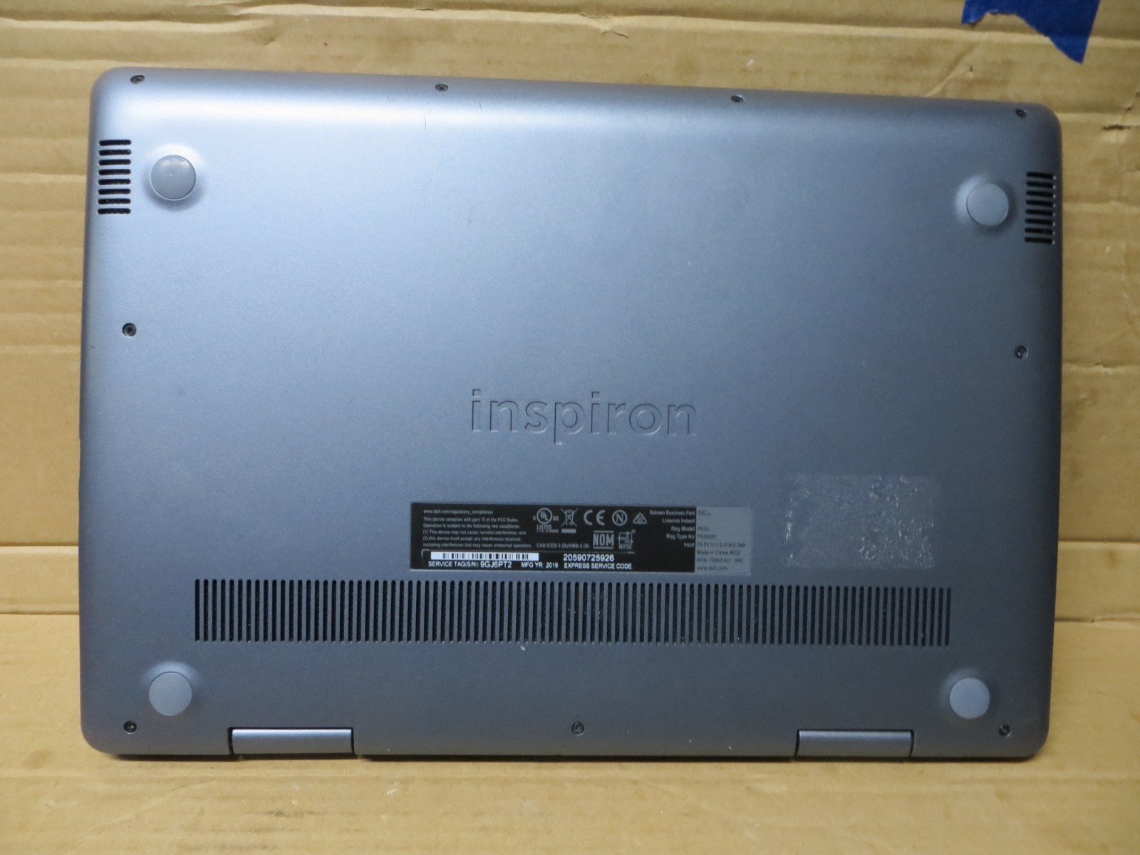 Dell Inspiron 5481 2-IN-1 14″ i3-8145u 2.1GHz 4GB RAM for Parts or Repair