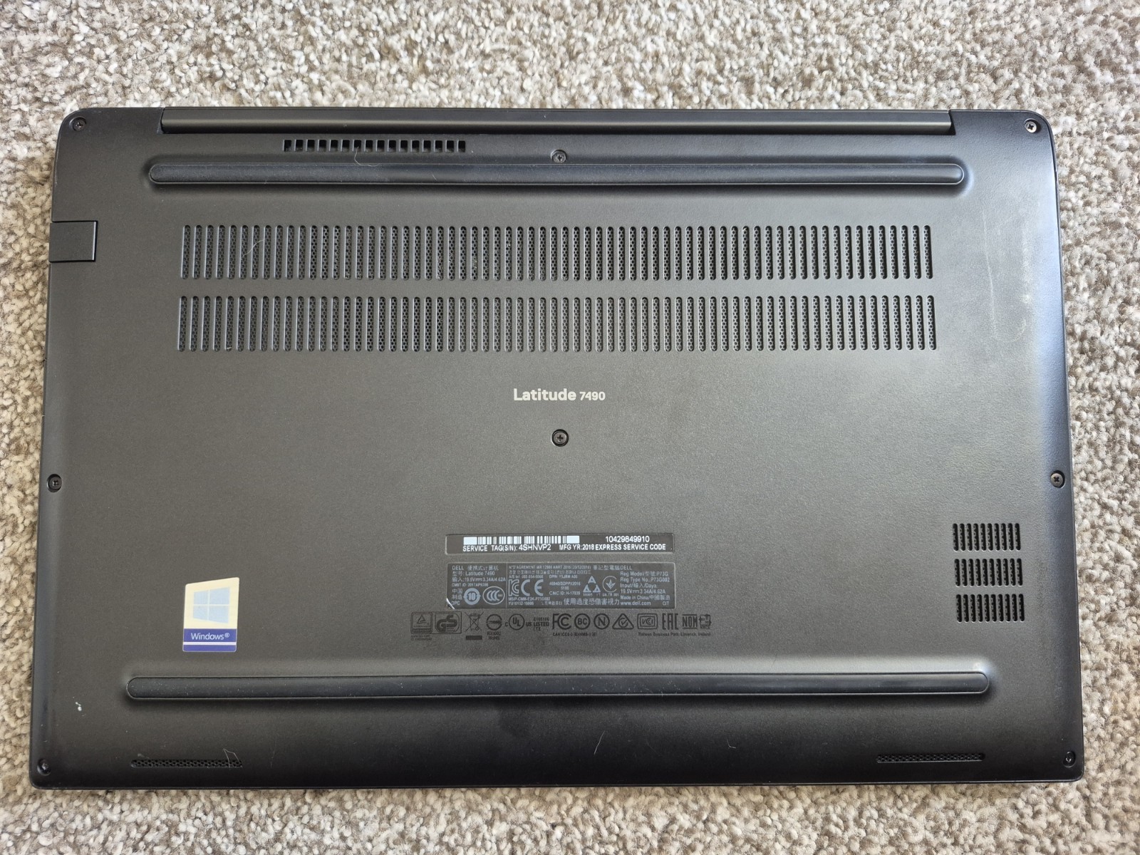 Dell Latitude 7490 14″ Core i5-8250U 1.60GHz 16GB 256GB SSD Windows 11 Pro