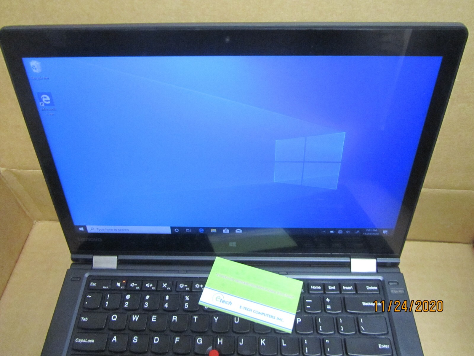 20ELS04900 ThinkPad Yoga 460 i7-6600U 8GB 512GB SSD 14″ FHD Touch Screen Win10