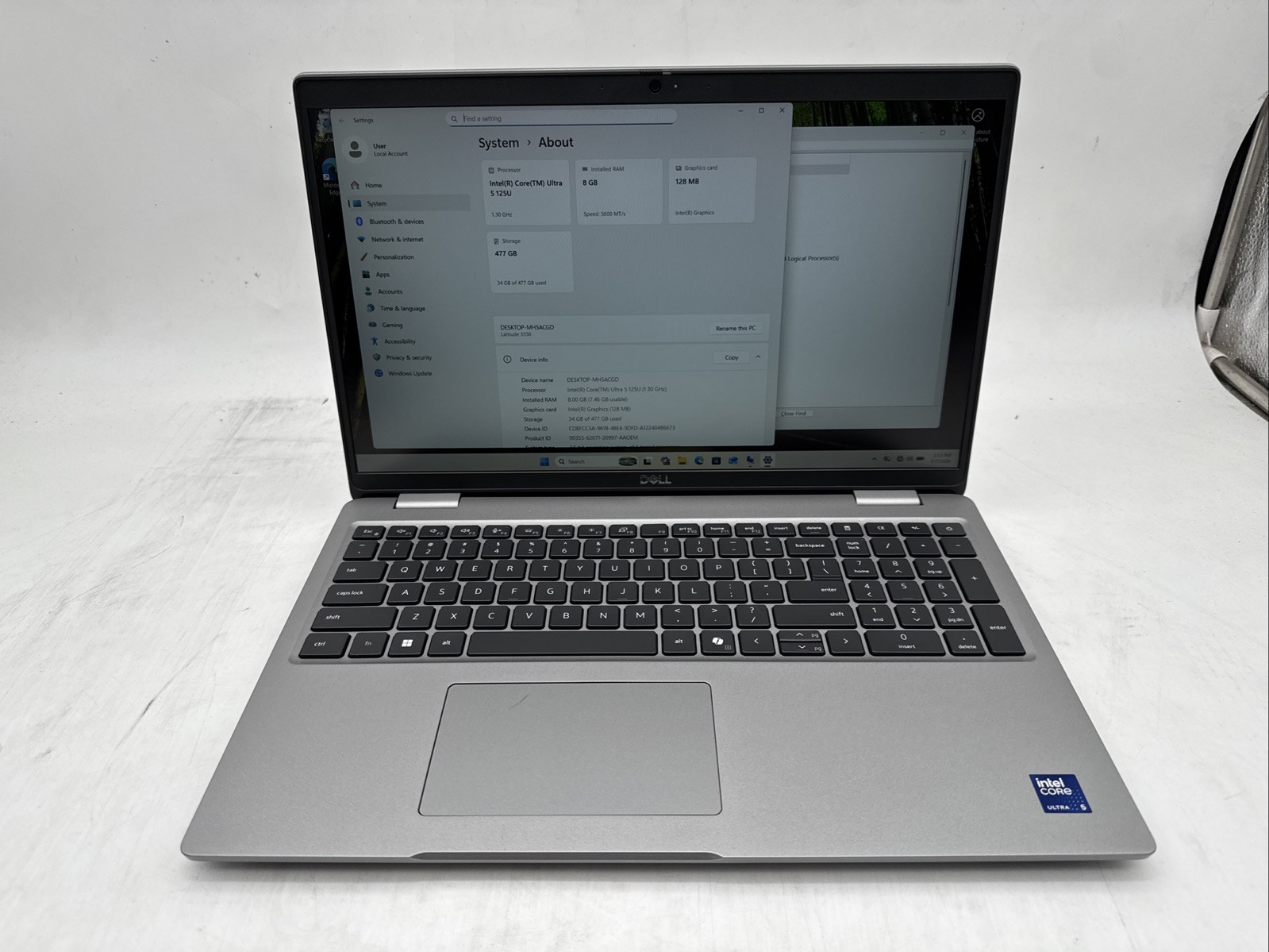Dell Latitude 5550 Laptop Intel Core Ultra 5 125U 8GB RAM 512GB W11P