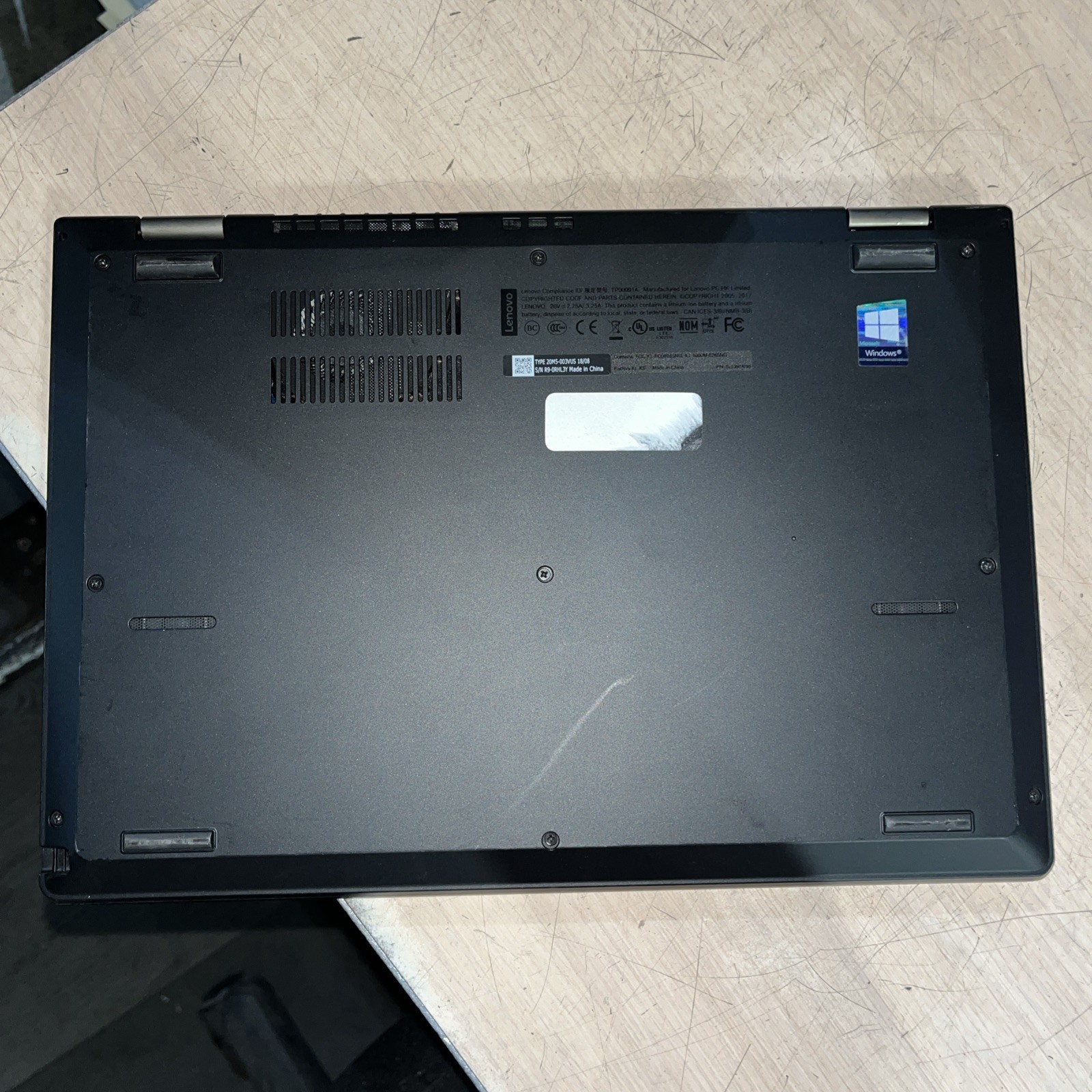 LENOVO THINKPAD L380 INTEL CORE I3-8130U 2.20GHZ 8GB RAM NO HD