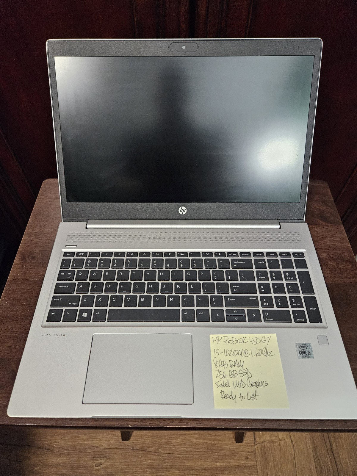 HP ProBook 450 G7 15.6″ FHD IPS Intel i5-10210U 1.6GHz 8GB 256GB NVMe Win 11Pro