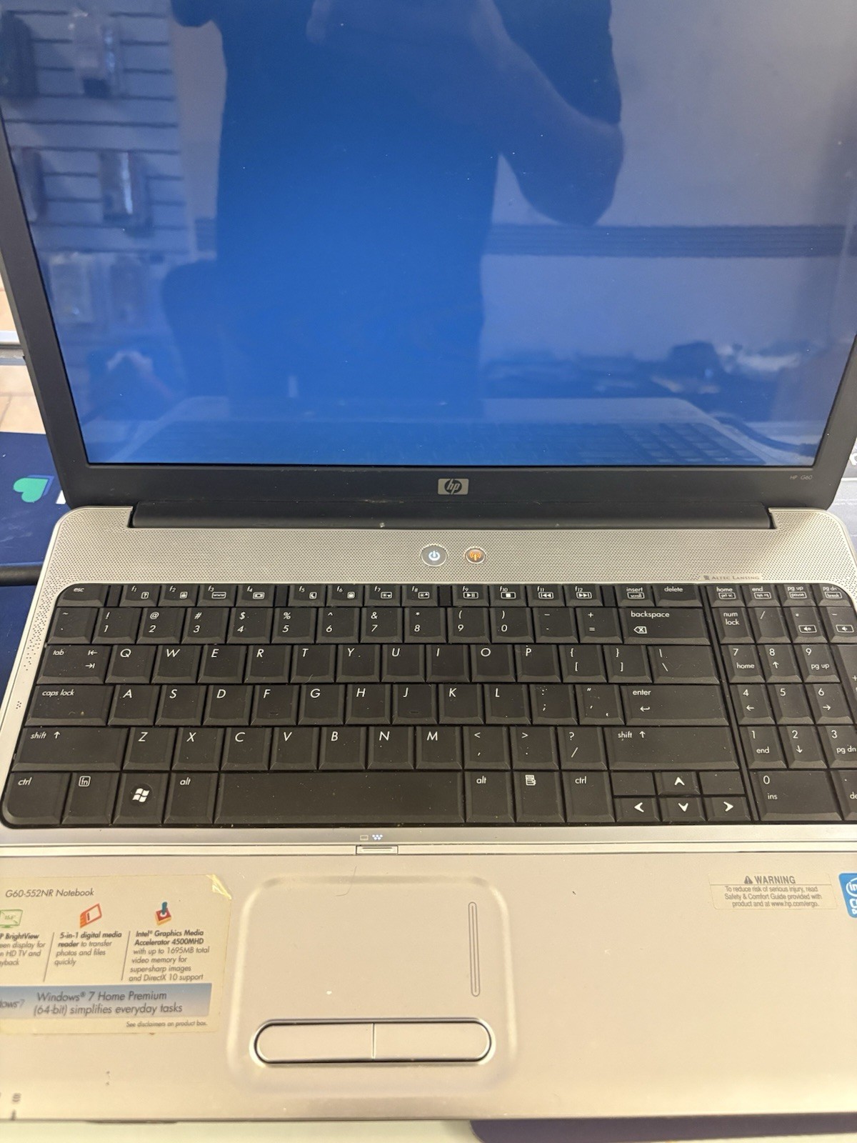 HP G60-552NR Notebook 15″ Laptop Intel Pentium Dual Core-