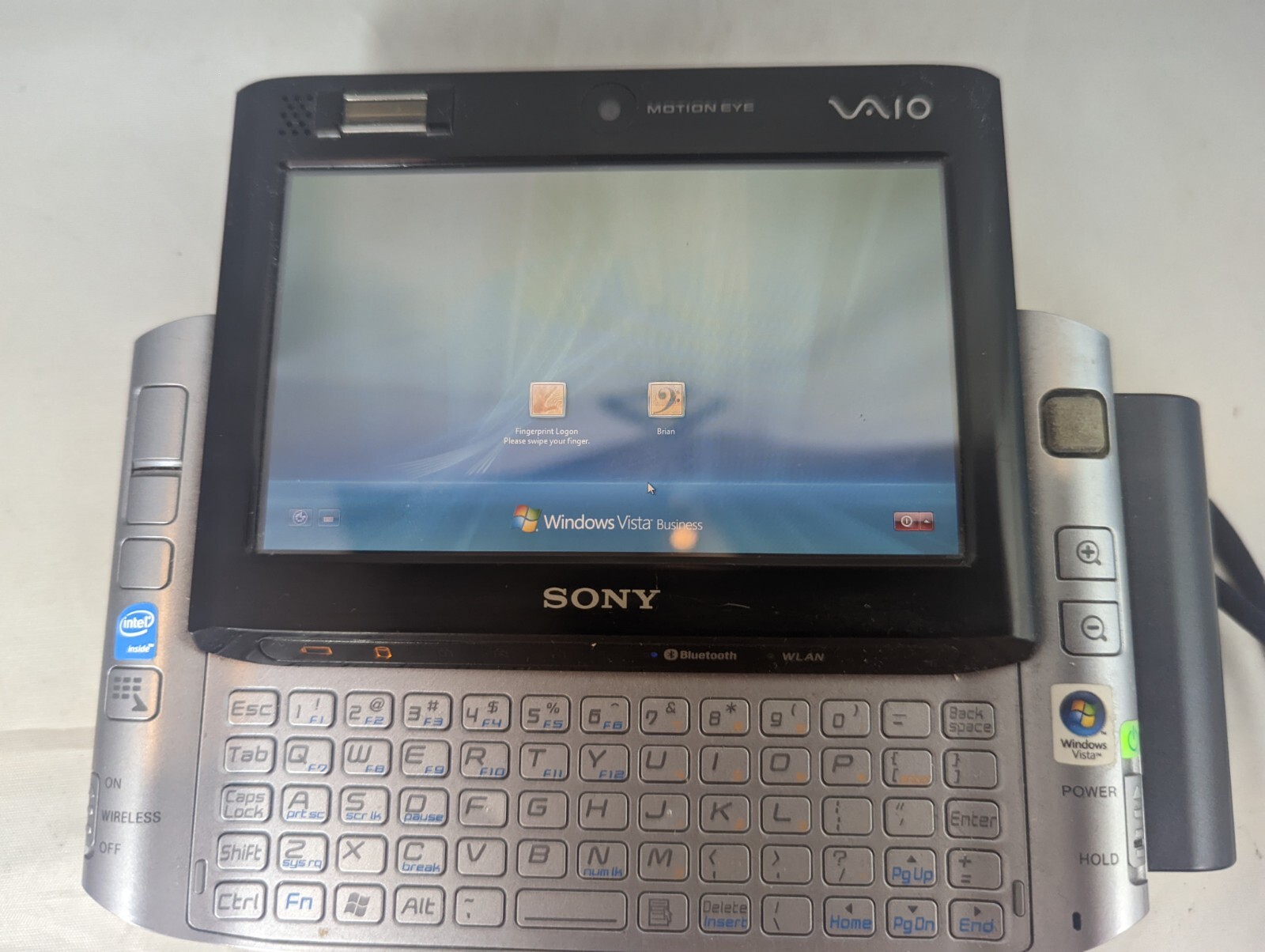 Sony VAIO UX VGN-UX380CN w/ Battery & Dock 4.5″ Portable Mini Laptop Tablet UMPC