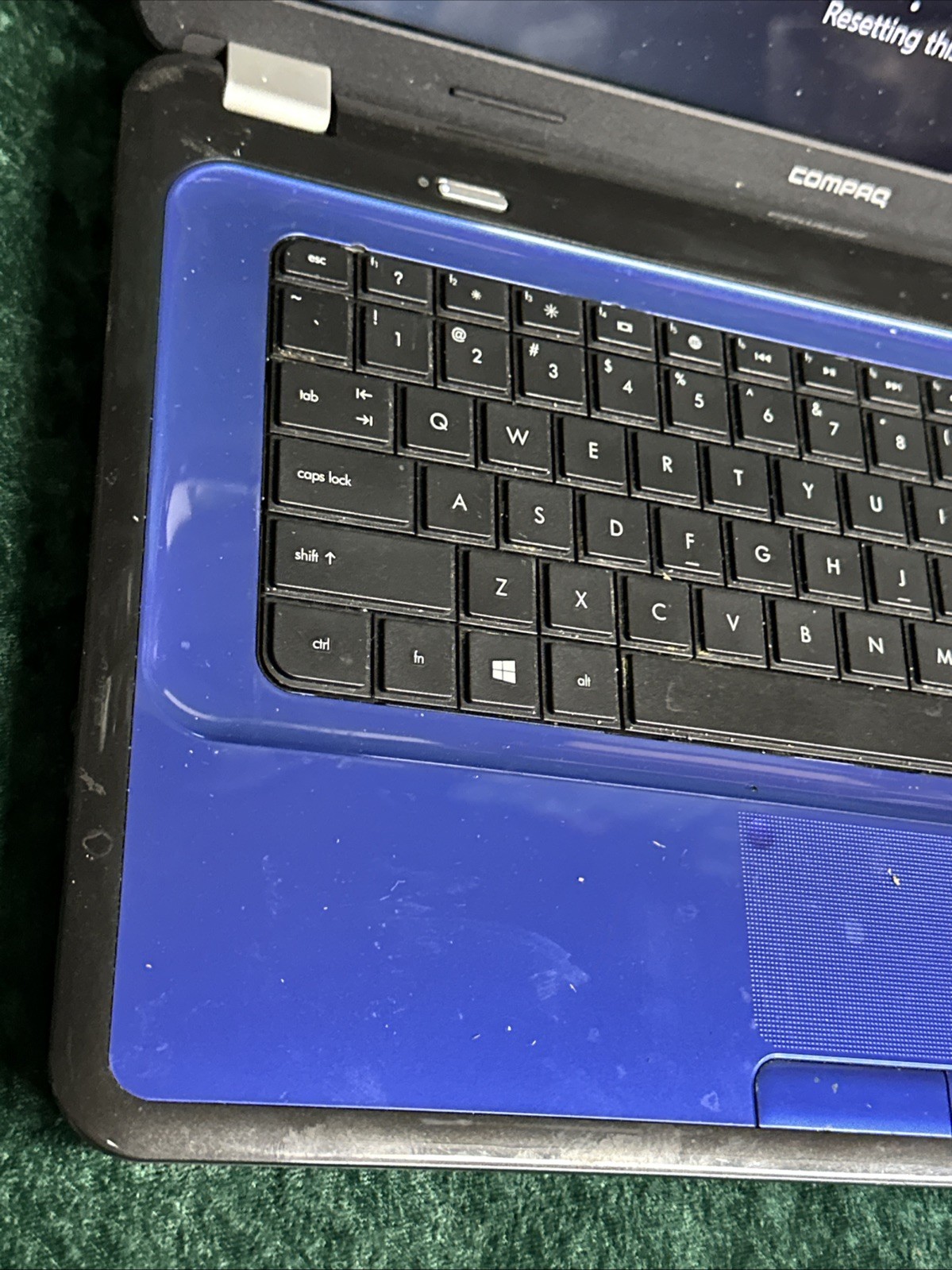 HP COMPAQ CQ58-bf9WM (PARTS) WONT RESET