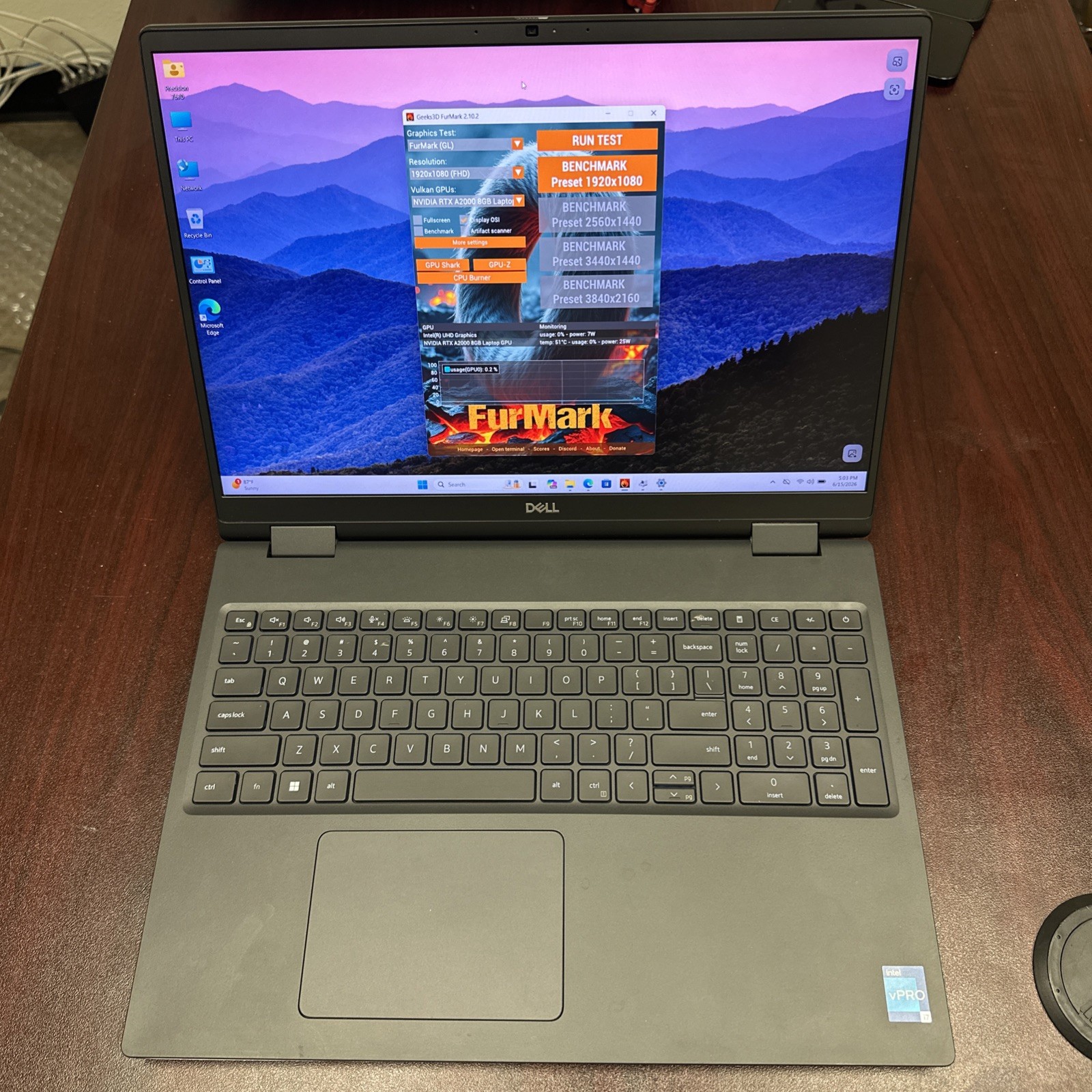 Dell Precision 7670 i7-12850HX 64GB DDR5 CAMM Memory RTX A2000 512GB SSD