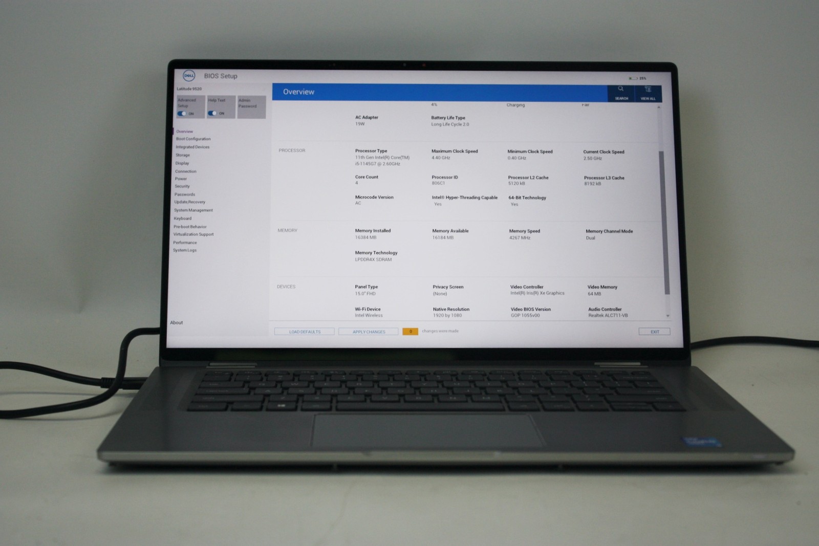 Dell Latitude 9520 15″ Touchscreen Laptop I5-1145G7 2.60GHz 16GB LPDDR4X SDRAM