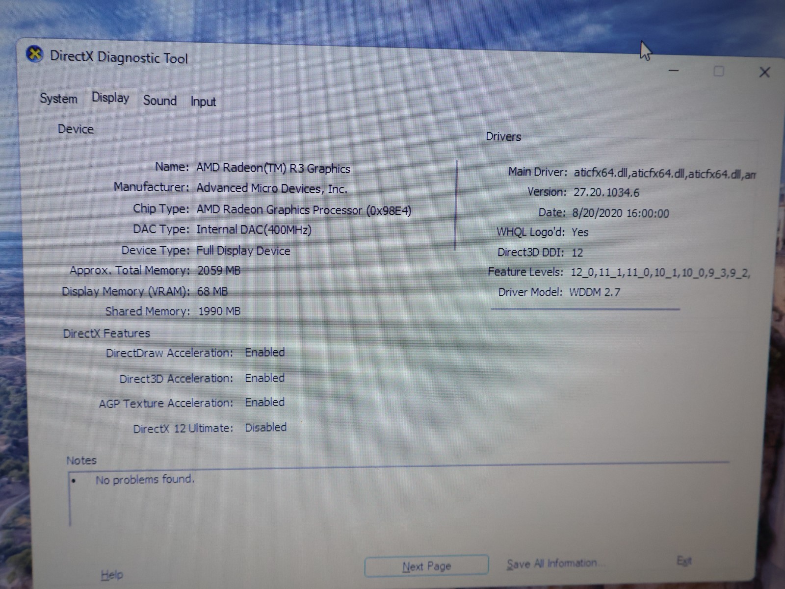HP Notebook 255 G7 AMD A4-9125 Radeon R3 2.30GHz 4GB RAM 120GB SSD with Adapter
