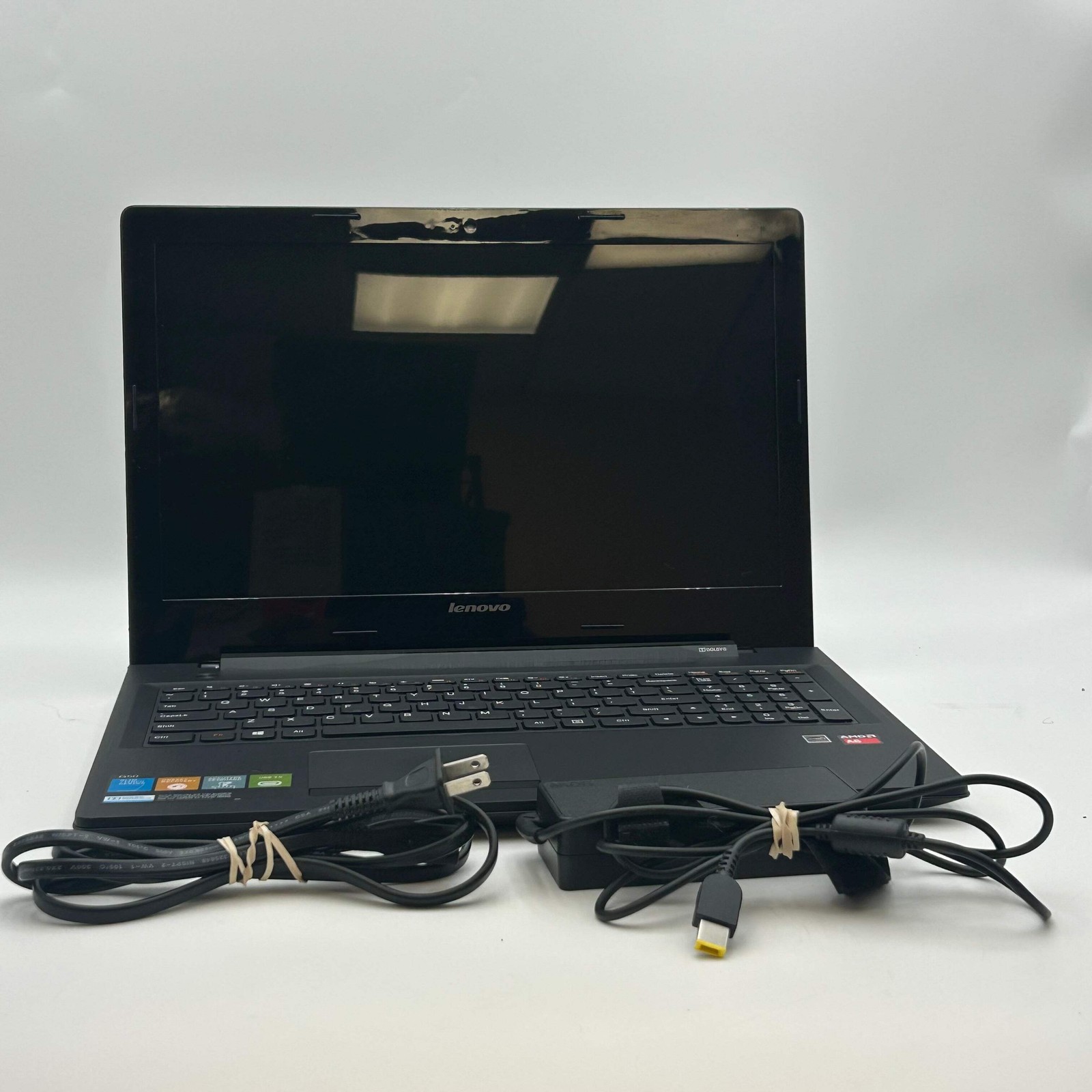 Lenovo G50-45 80E3 Laptop – Broken – Black -112GB Hard Drive, AMD A6, 11GB RAM