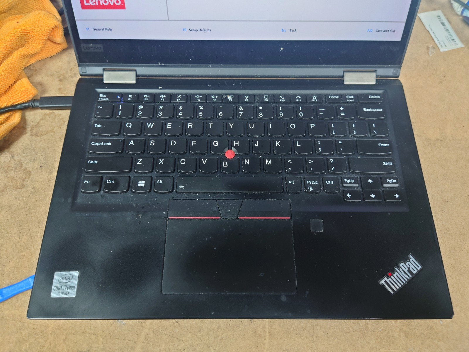 Lenovo ThinkPad X13 Yoga Gen1 13.3″ FHD Touch i7-10610U 16GB RAM 256GB SSD No OS