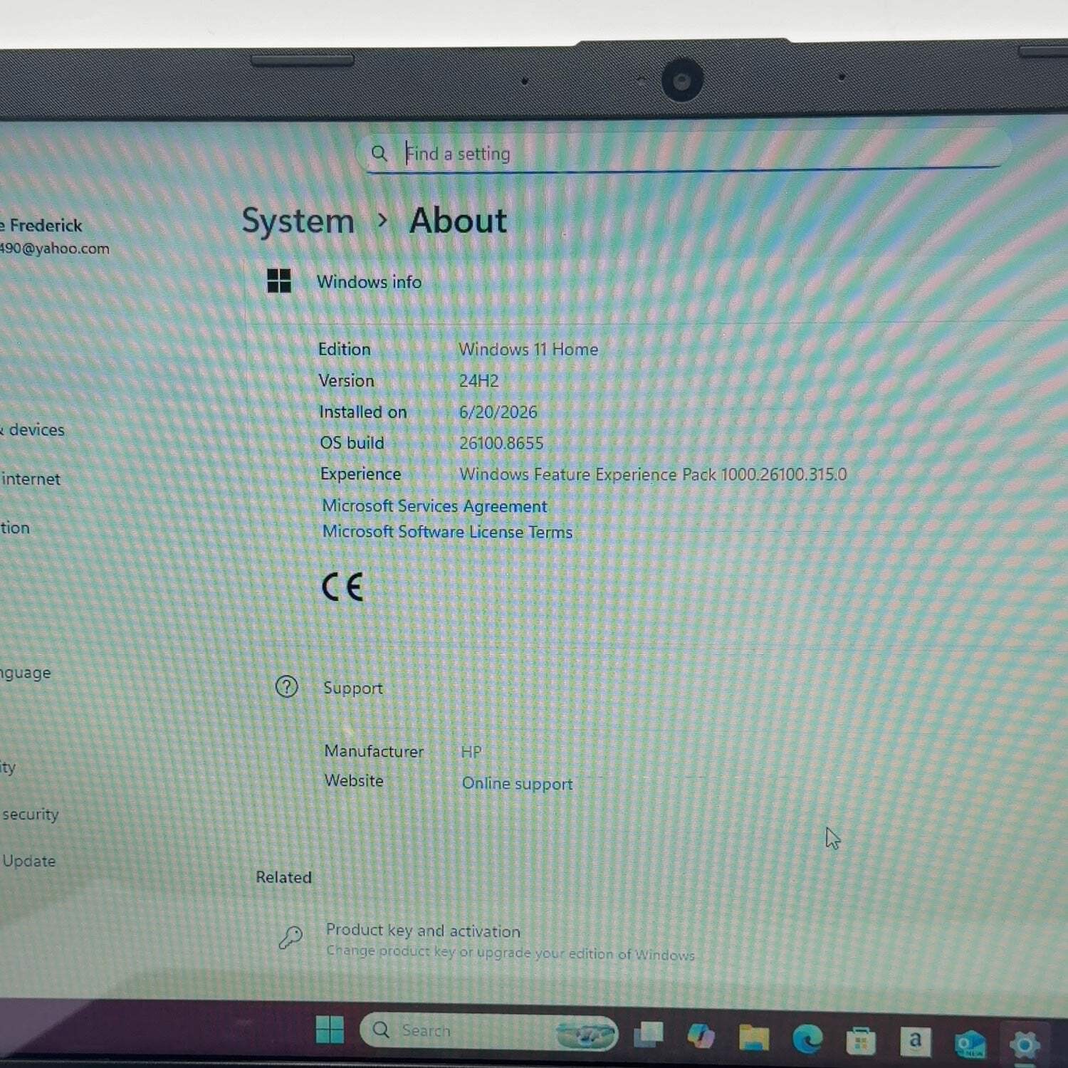 HP Laptop 15-DY0013DX 15.6″ i5-8265U 1.8GHz 12GB RAM 256GB SSD