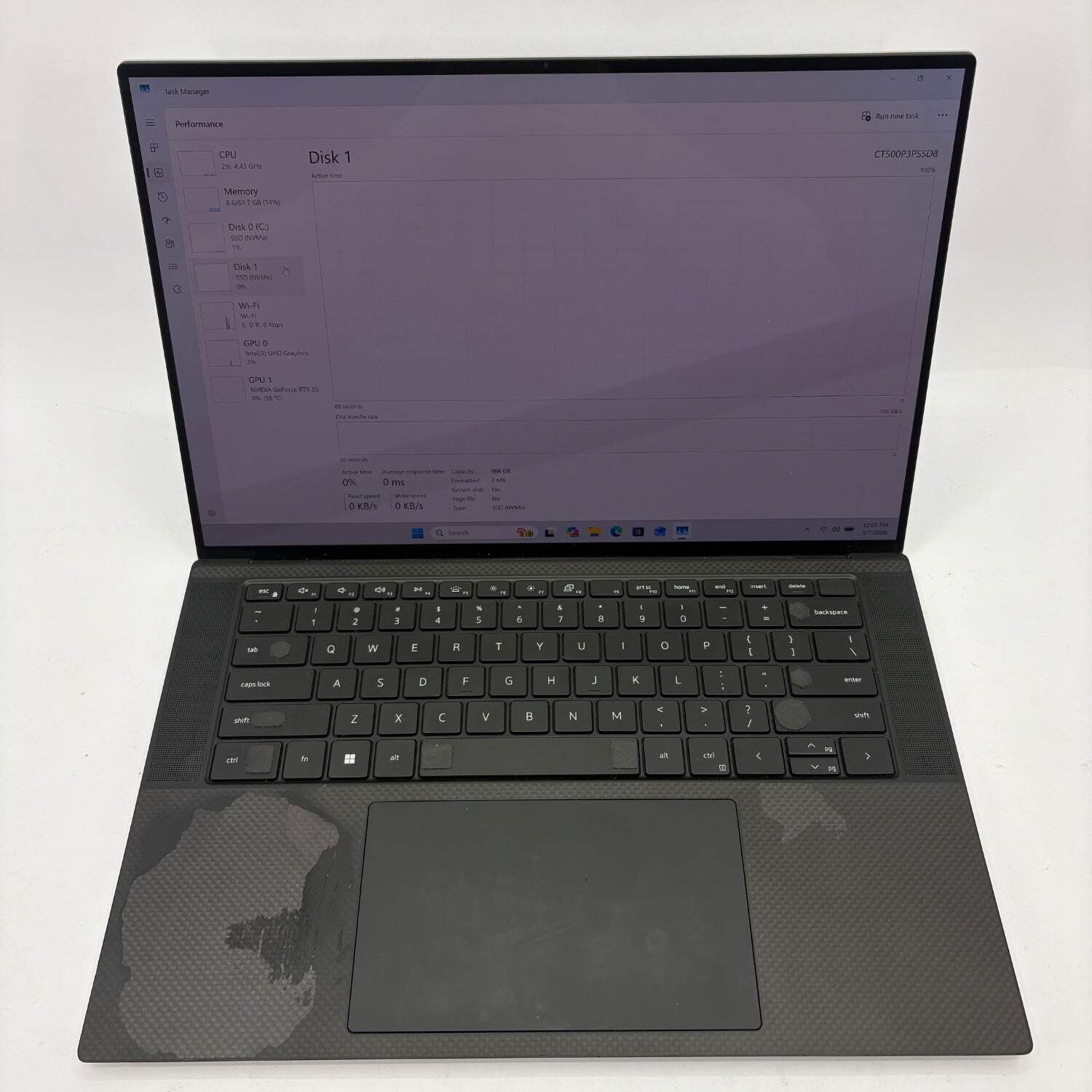 Dell XPS 15 9510 15.6″ i7-11800H 2.3GHz 64GB RAM 1TB SSD GeForce RTX 3050 Ti