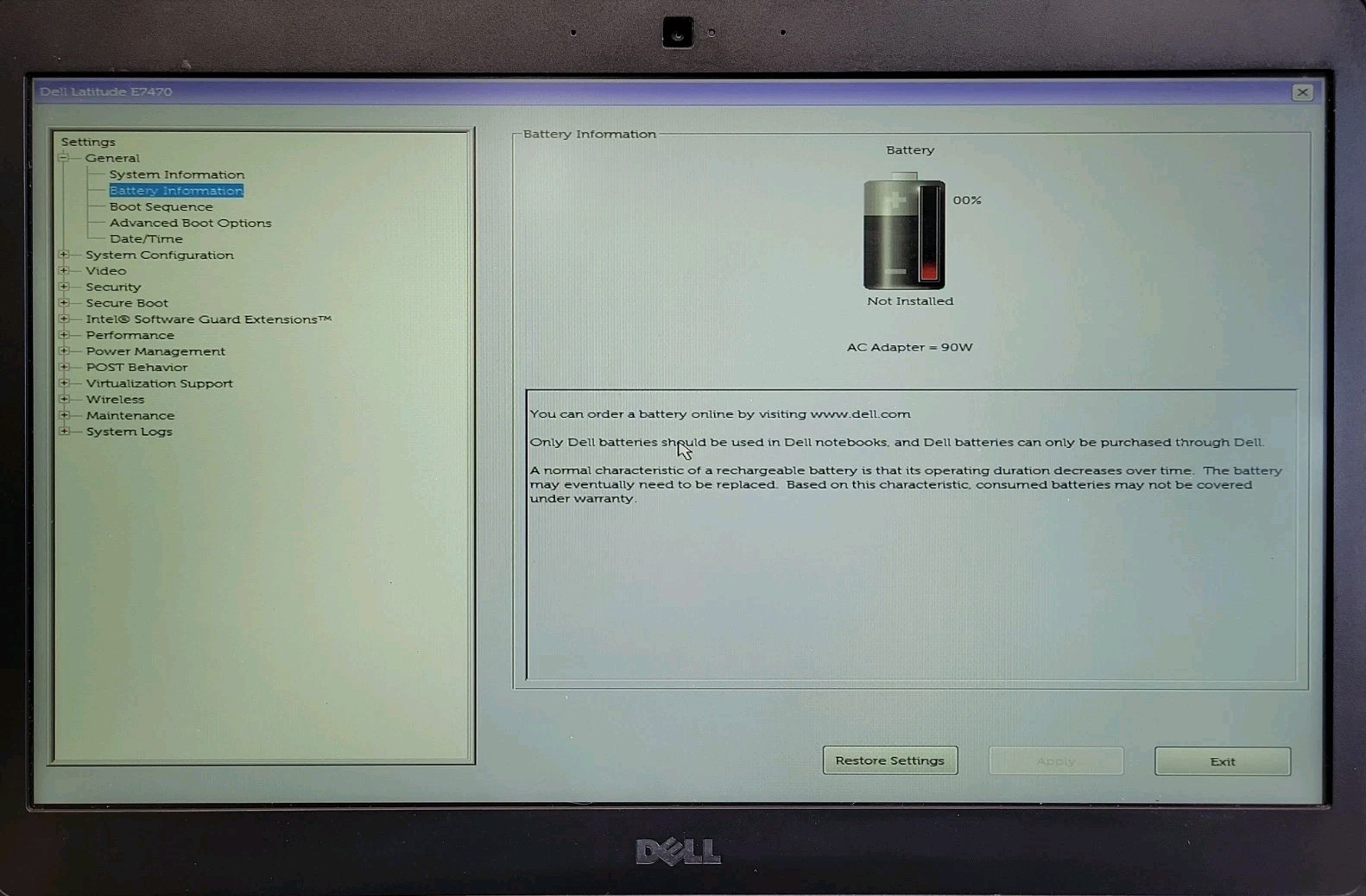 Dell Latitude E7470, Intel Core i7-6600U, 8GB RAM, NO SSD, NO OS *READ*