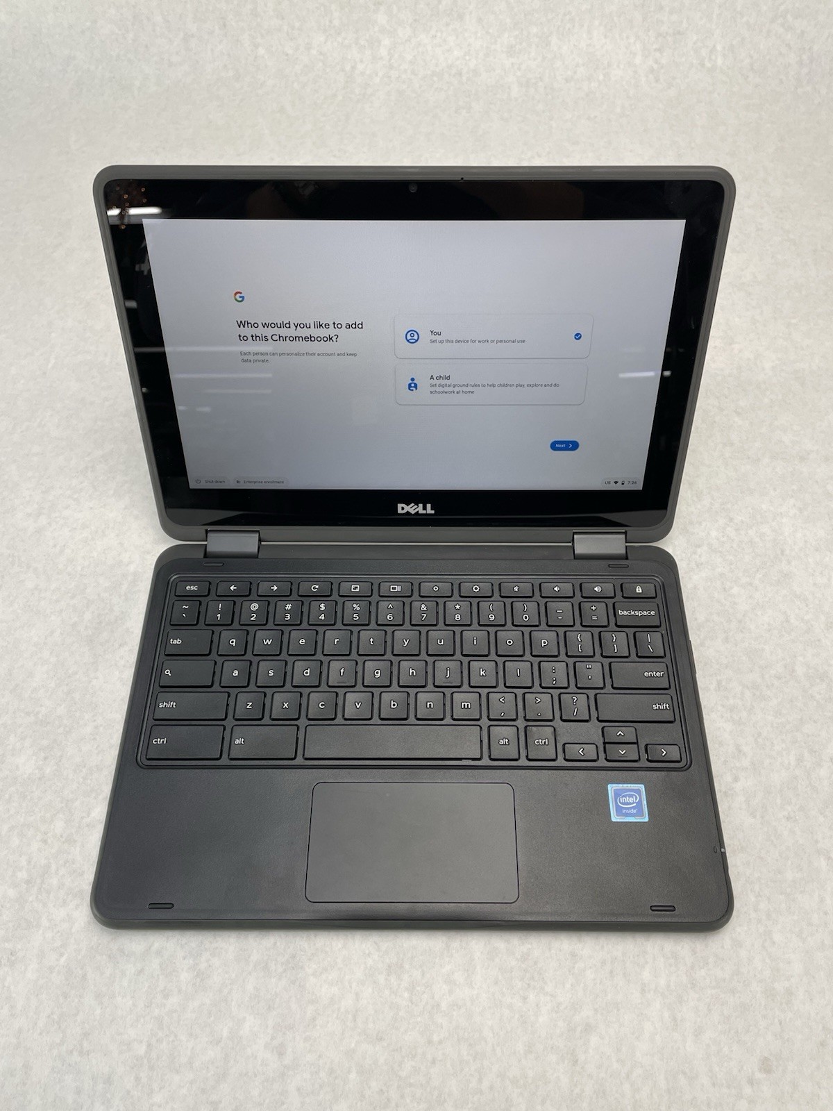 Dell Chromebook 11 3189 Intel Celeron N3060 1.60 GHz 4 GB RAM 16 GB SSD No AC