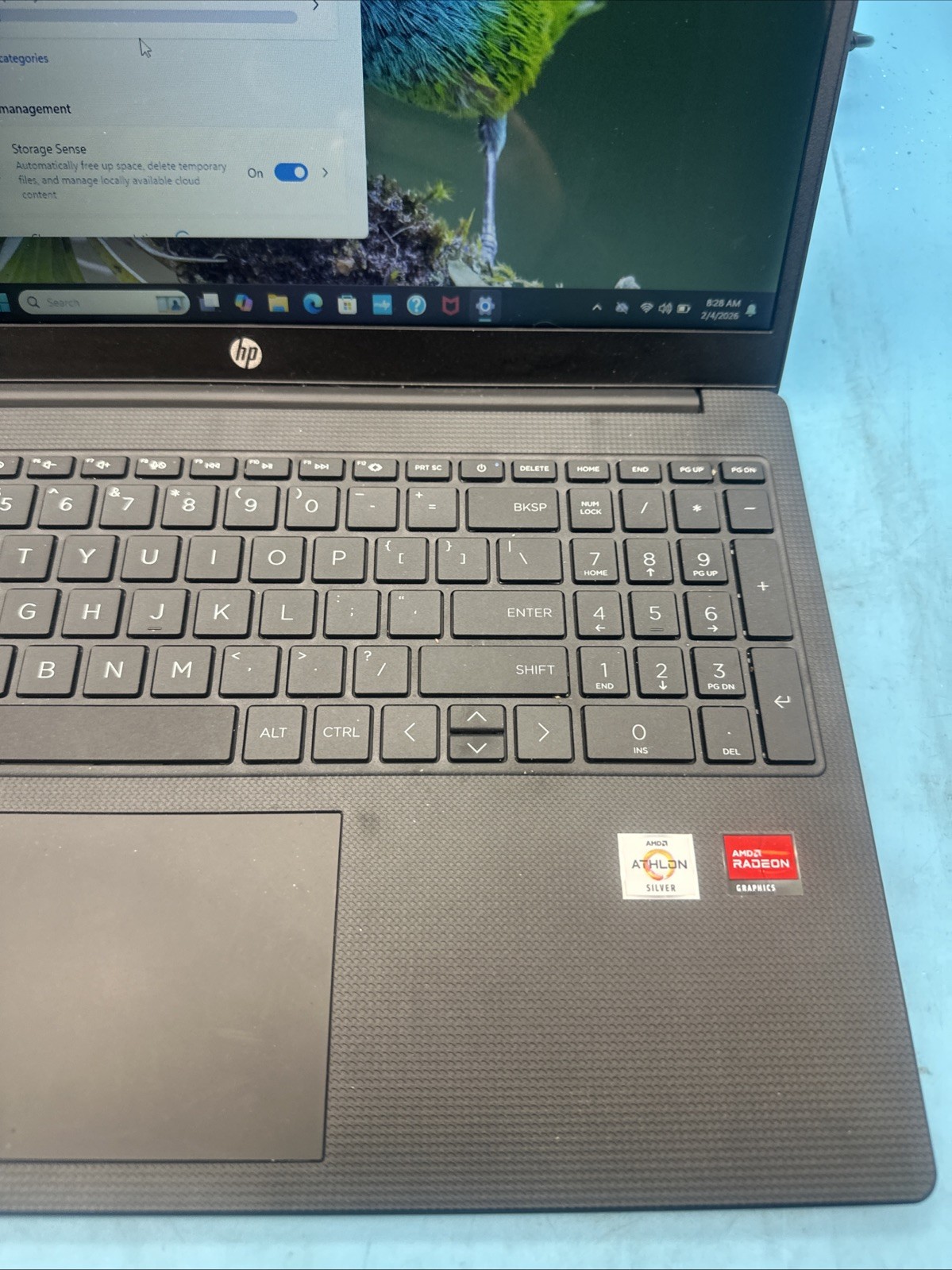 HP 15 15z-fc000 Laptop PC 15.6″ AMD 7120U 8GB 256GB SSD HDMI Cam Mic Num Key W11