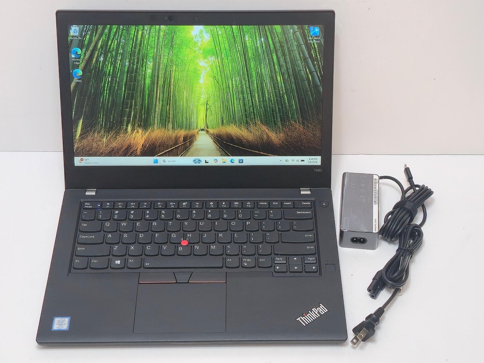 Lenovo ThinkPad T480 (i7-8th 32GB RAM 1TB SSD) 14″ Touch GeForce 2GB GPU