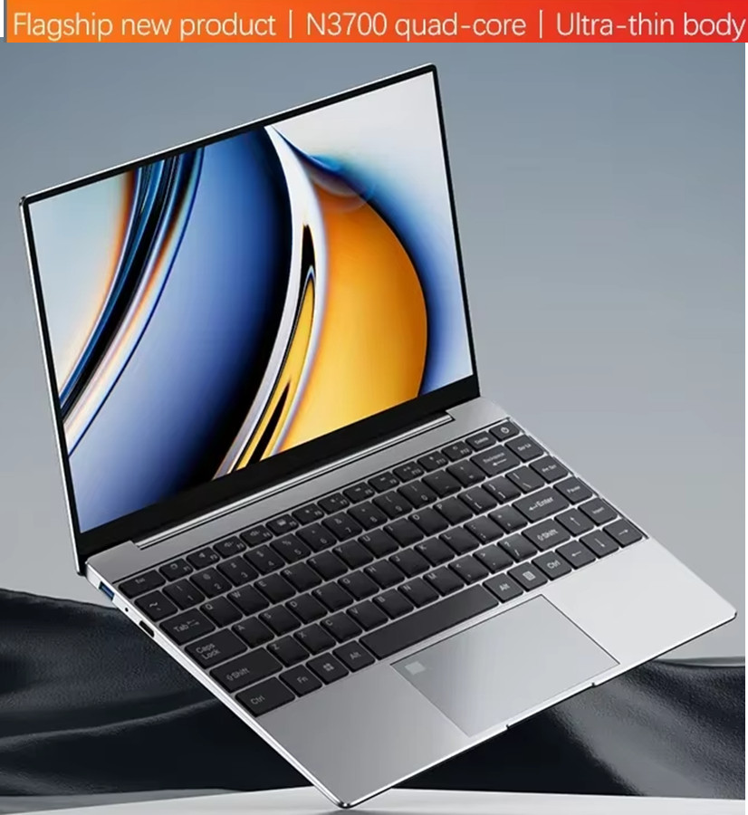 14.1″ Ultra Slim 16GB RAM 2TB SSD Intel N3700 Laptop 1920*1080 Display Notebook