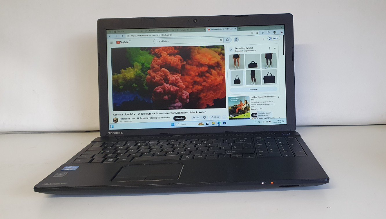 TOSHIBA SATELLITE PRO C50-A-1MX LAPTOP i3-3110M 15.5″ 8GB 240GB SSD HDMI WIN 11