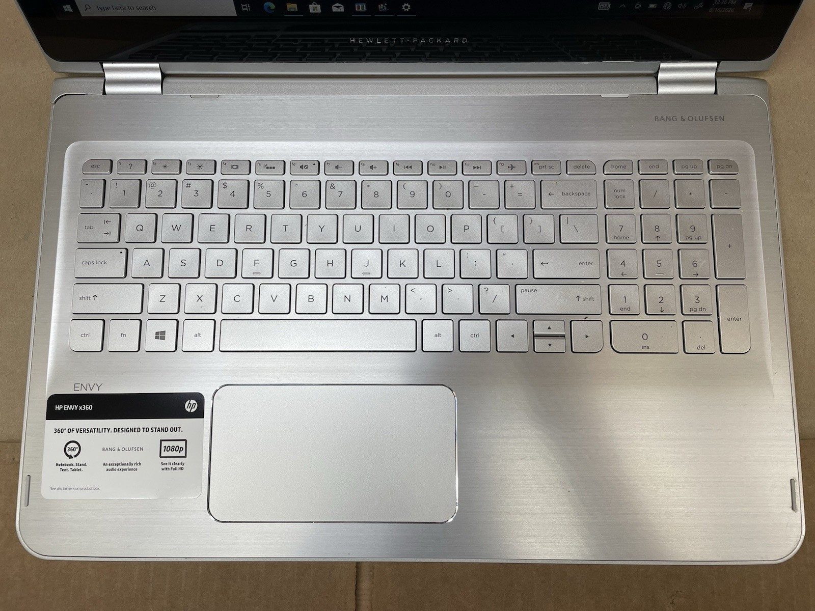 HP Envy x360 2-In-1 Intel Core i5-6200U @ 2.30GHz 8GB RAM 1 TB HDD WIN10P *READ*
