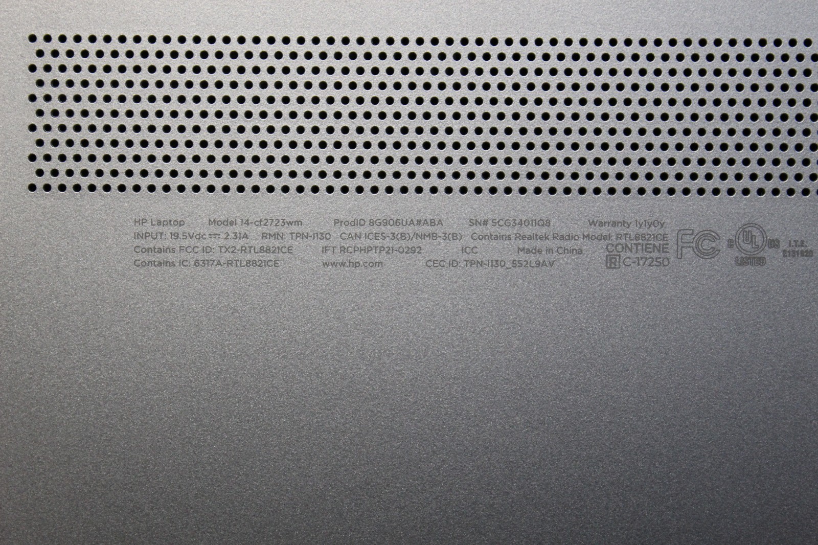 HEWLETT PACKARD 14-CF2723WM